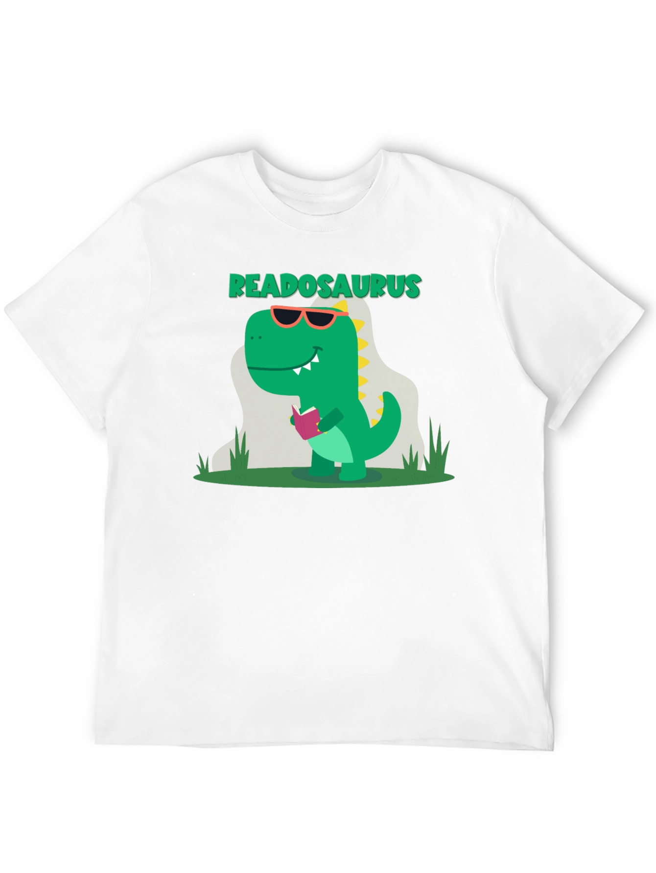 Readosaurus Graphic T-Shirt - Book Loving Dino Tee