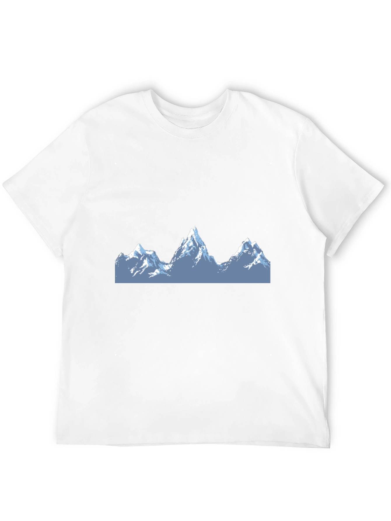 Mountain Peak Graphic Tee - Stylish Black T-Shirt