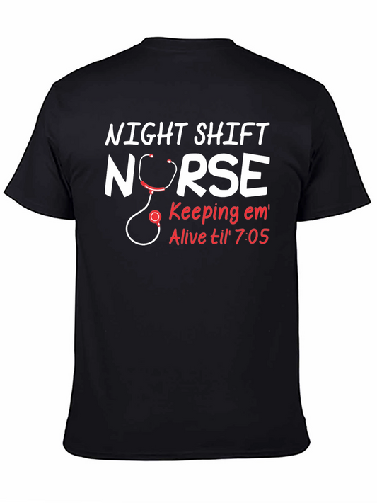 Night Shift Nurse T-Shirt - Funny Nurse Tee