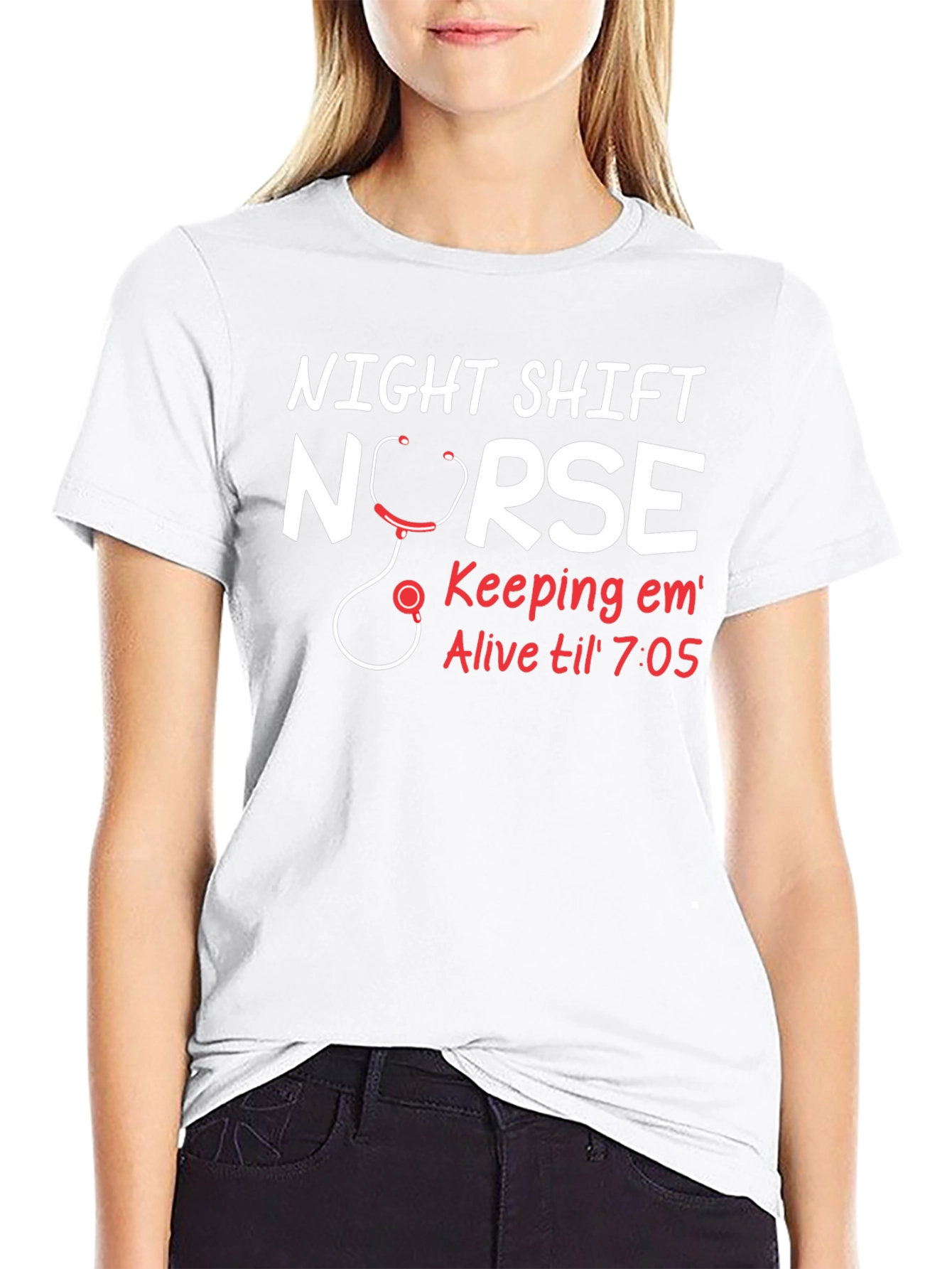 Night Shift Nurse T-Shirt - Funny Nurse Tee