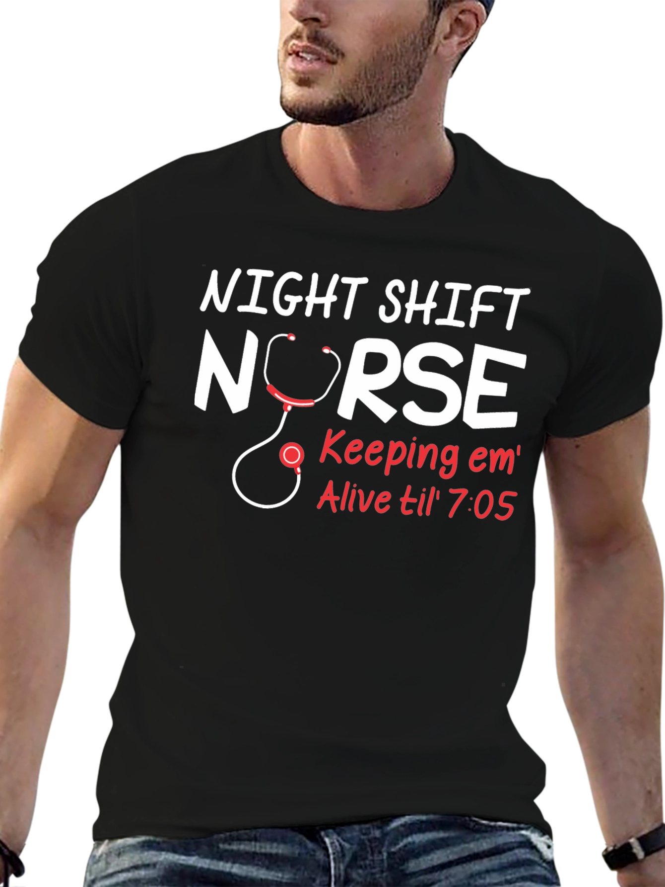 Night Shift Nurse T-Shirt - Funny Nurse Tee