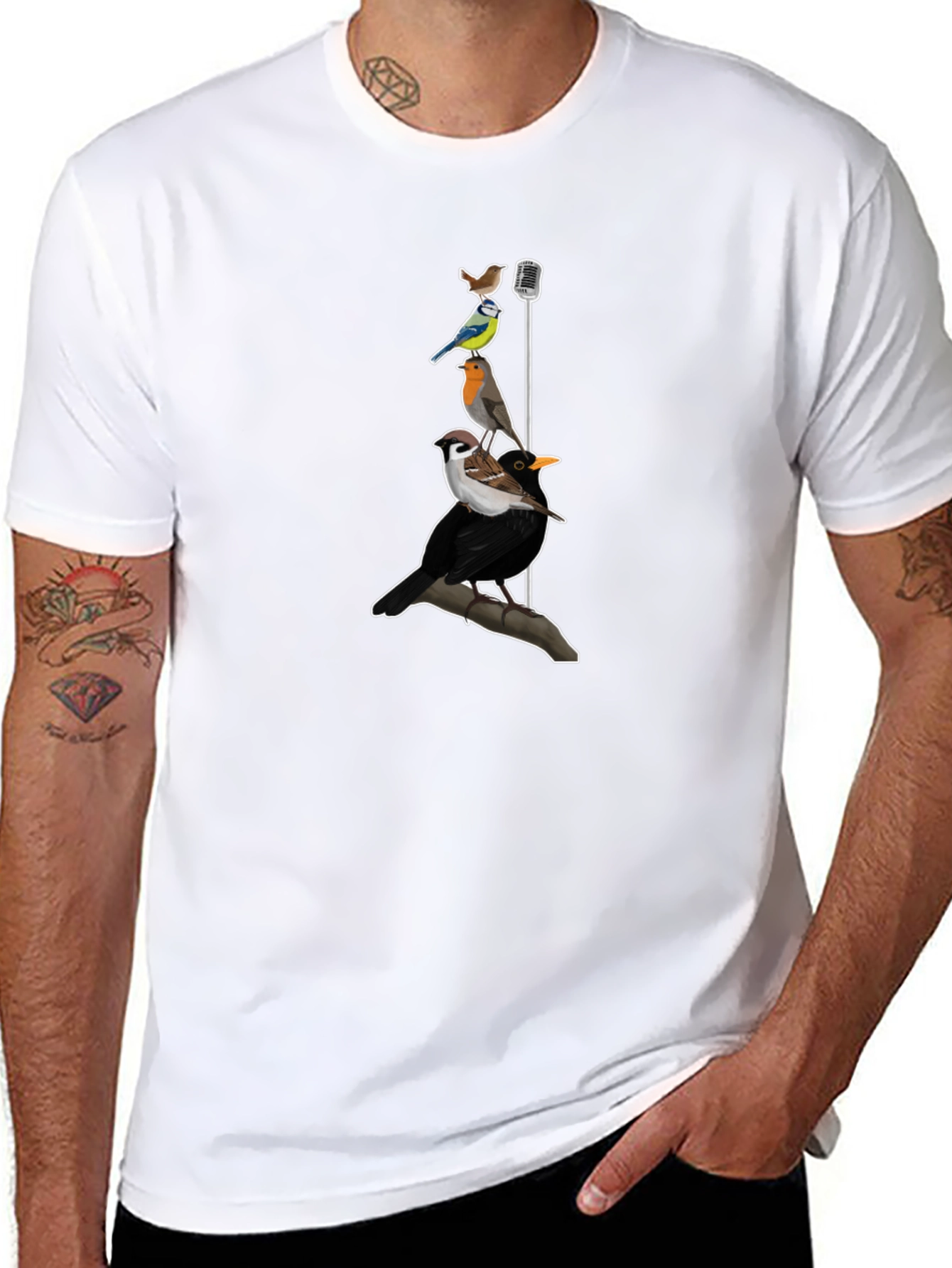Birds on a Mic T-Shirt