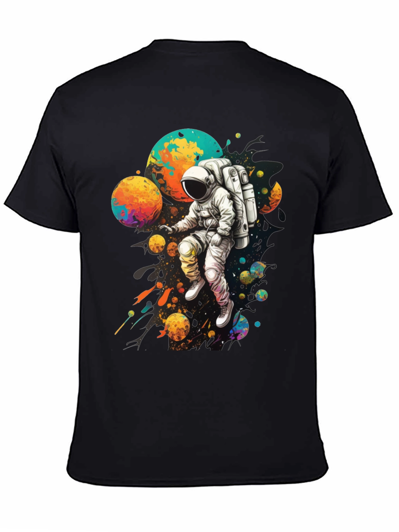 Astronaut Galaxy Graphic T-Shirt - Space Adventure