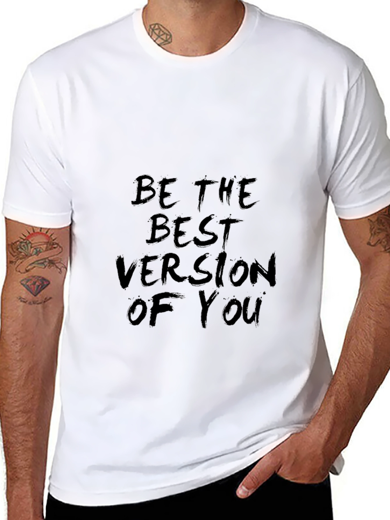 Inspirational Be the Best Version of You Graphic T-Shirt
