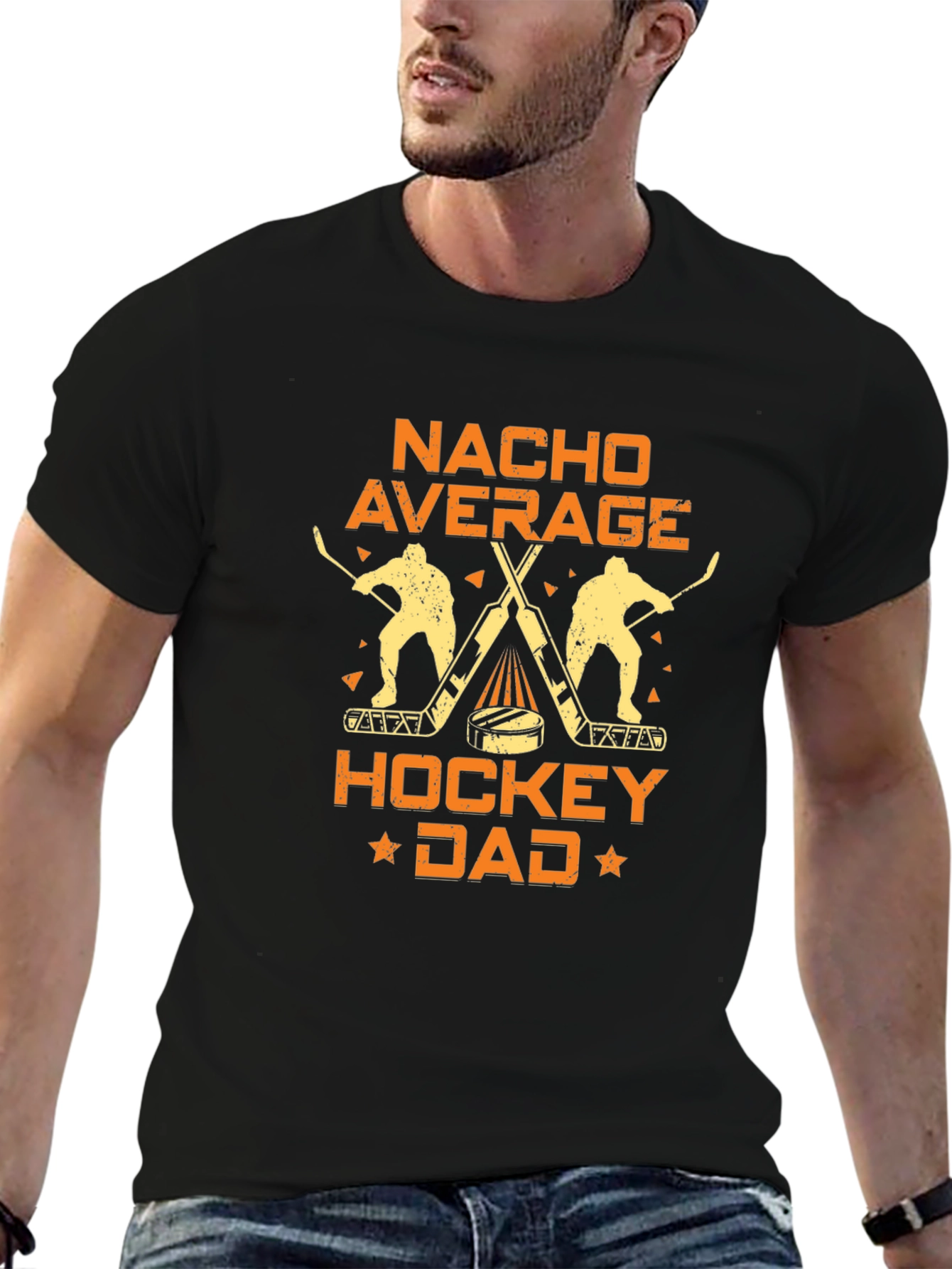 Nacho Average Hockey Dad T-Shirt