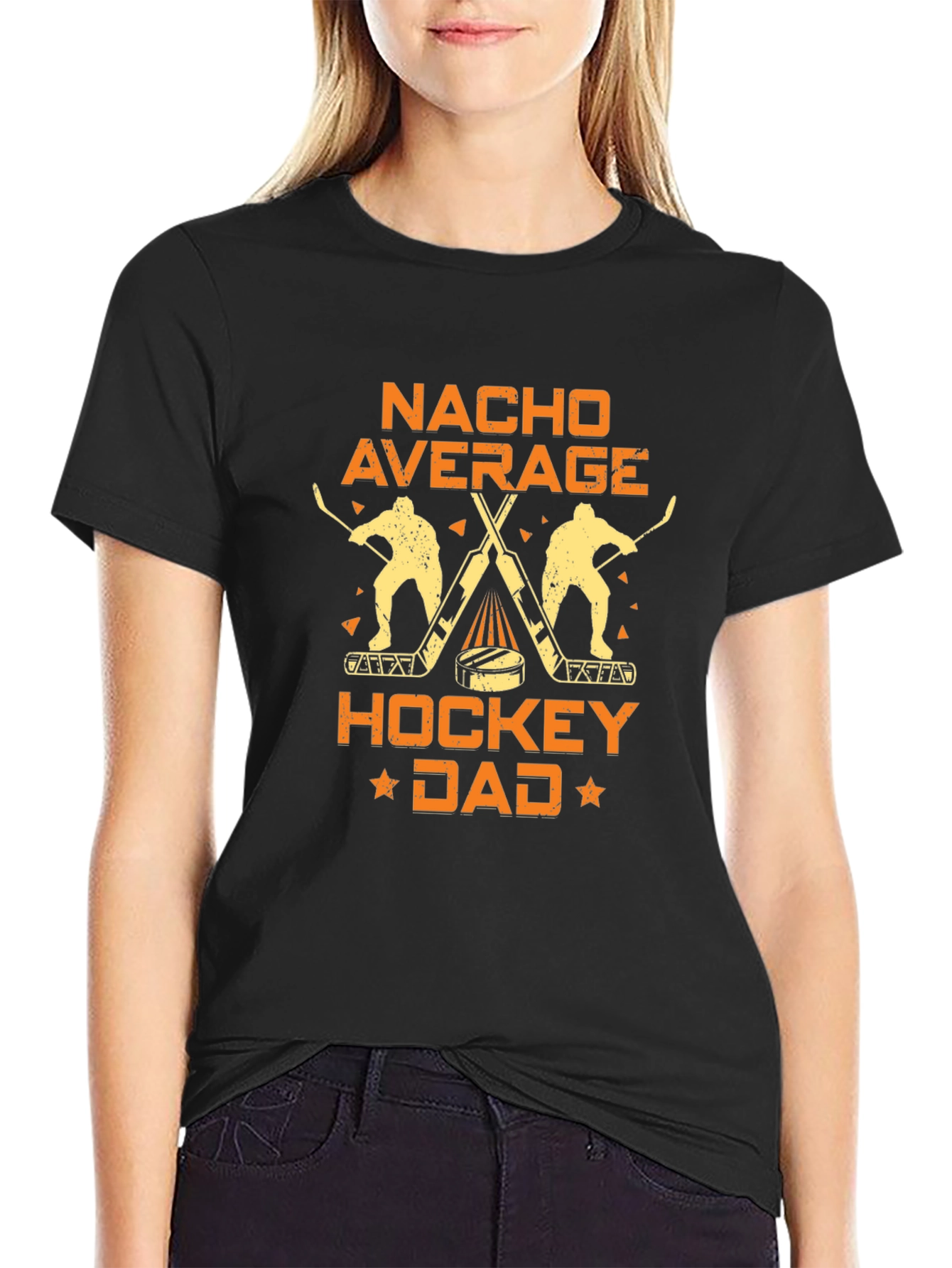 Nacho Average Hockey Dad T-Shirt