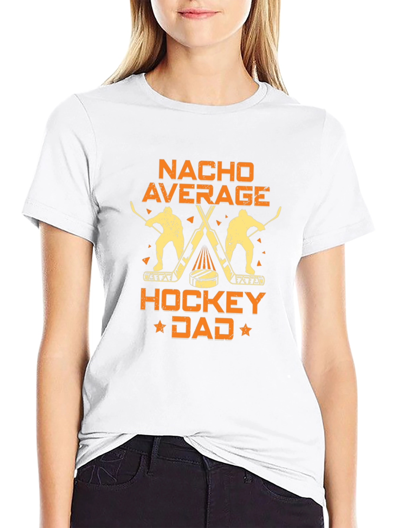 Nacho Average Hockey Dad T-Shirt