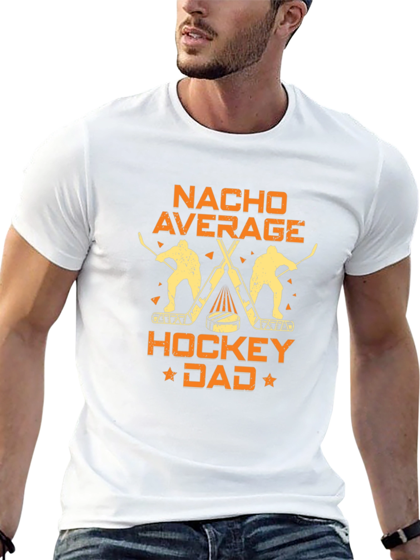 Nacho Average Hockey Dad T-Shirt