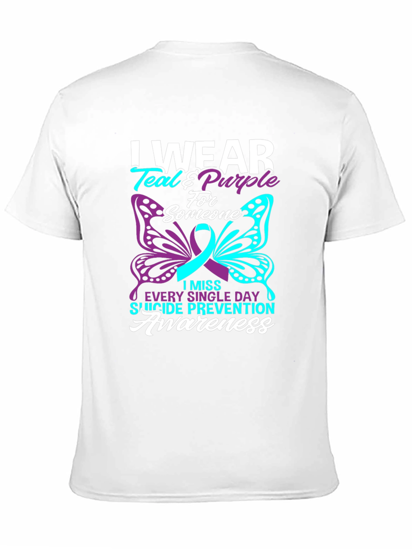 Suicide Prevention Awareness Butterfly T-Shirt