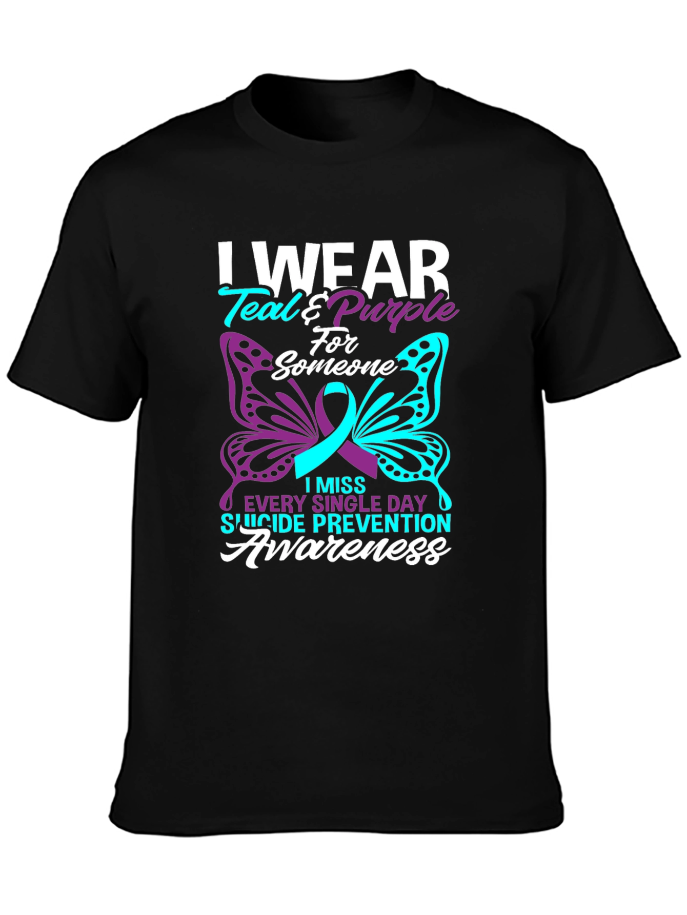 Suicide Prevention Awareness Butterfly T-Shirt