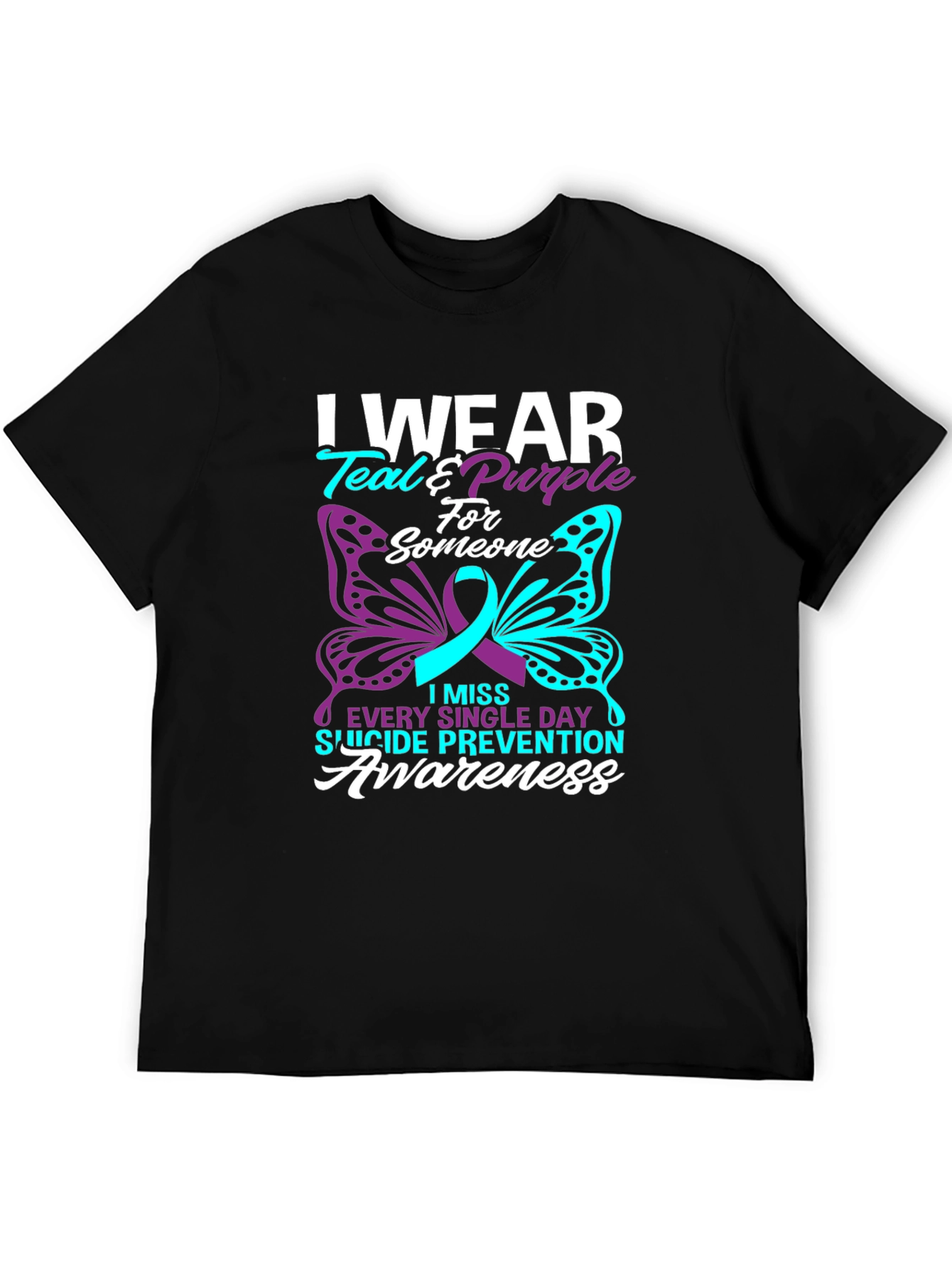 Suicide Prevention Awareness Butterfly T-Shirt
