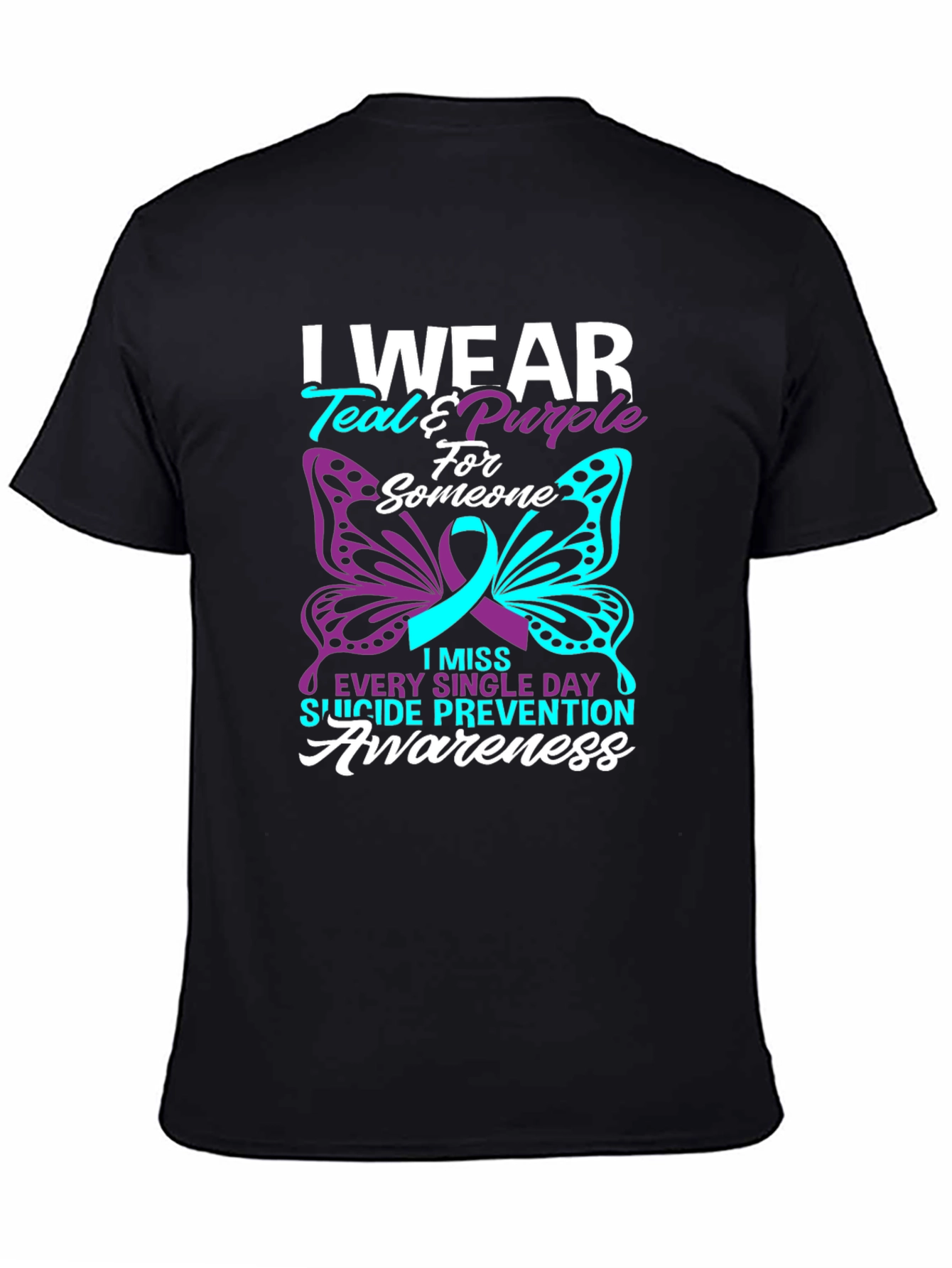 Suicide Prevention Awareness Butterfly T-Shirt
