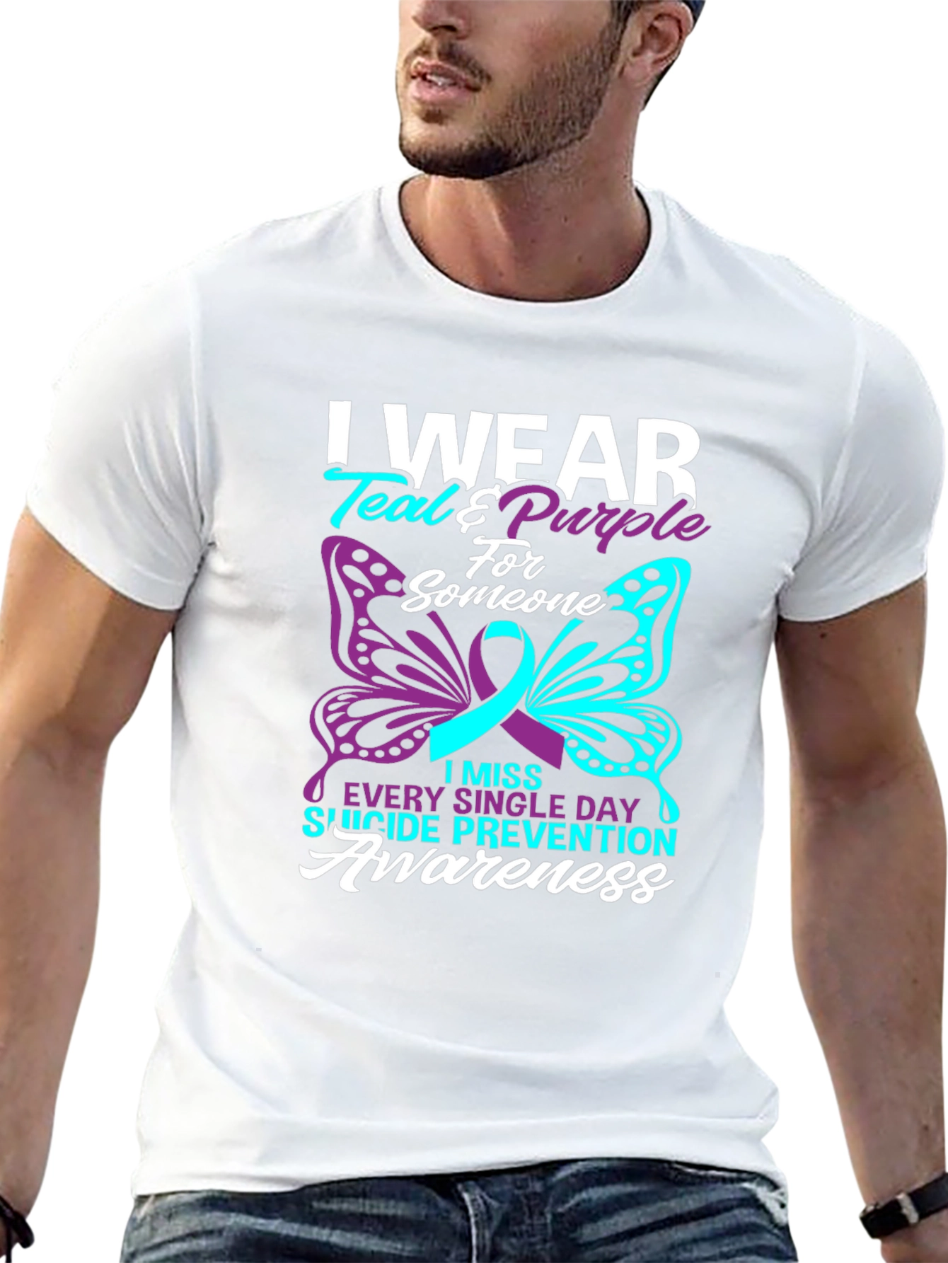Suicide Prevention Awareness Butterfly T-Shirt