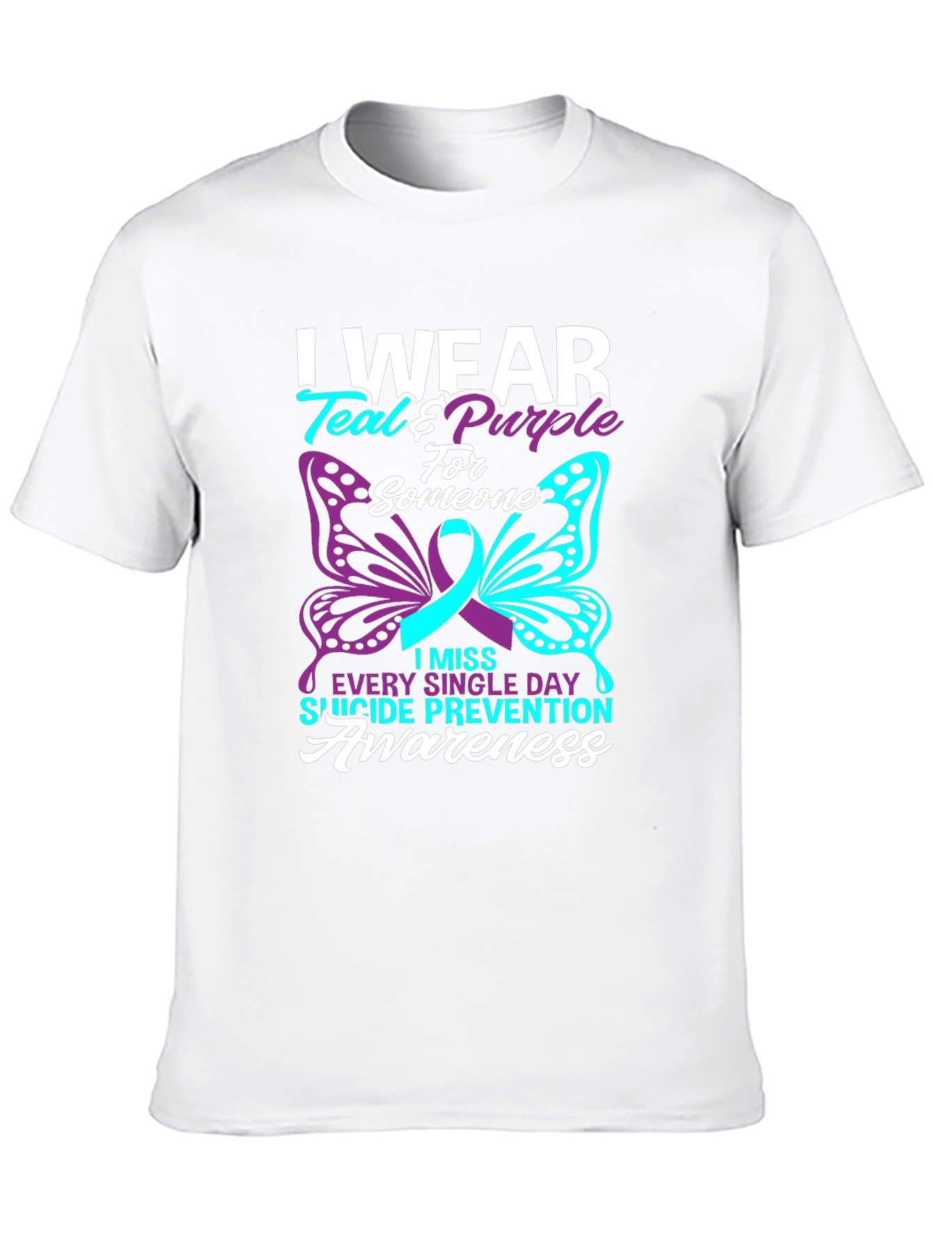Suicide Prevention Awareness Butterfly T-Shirt