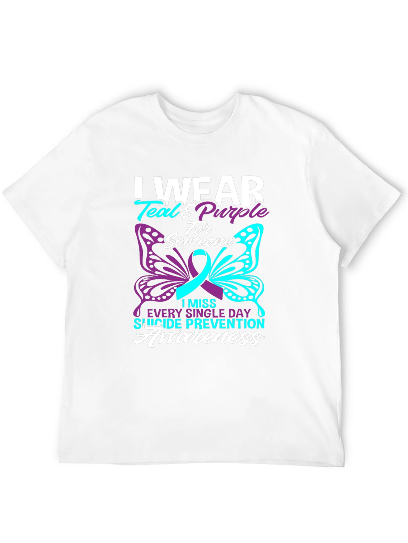 Suicide Prevention Awareness Butterfly T-Shirt