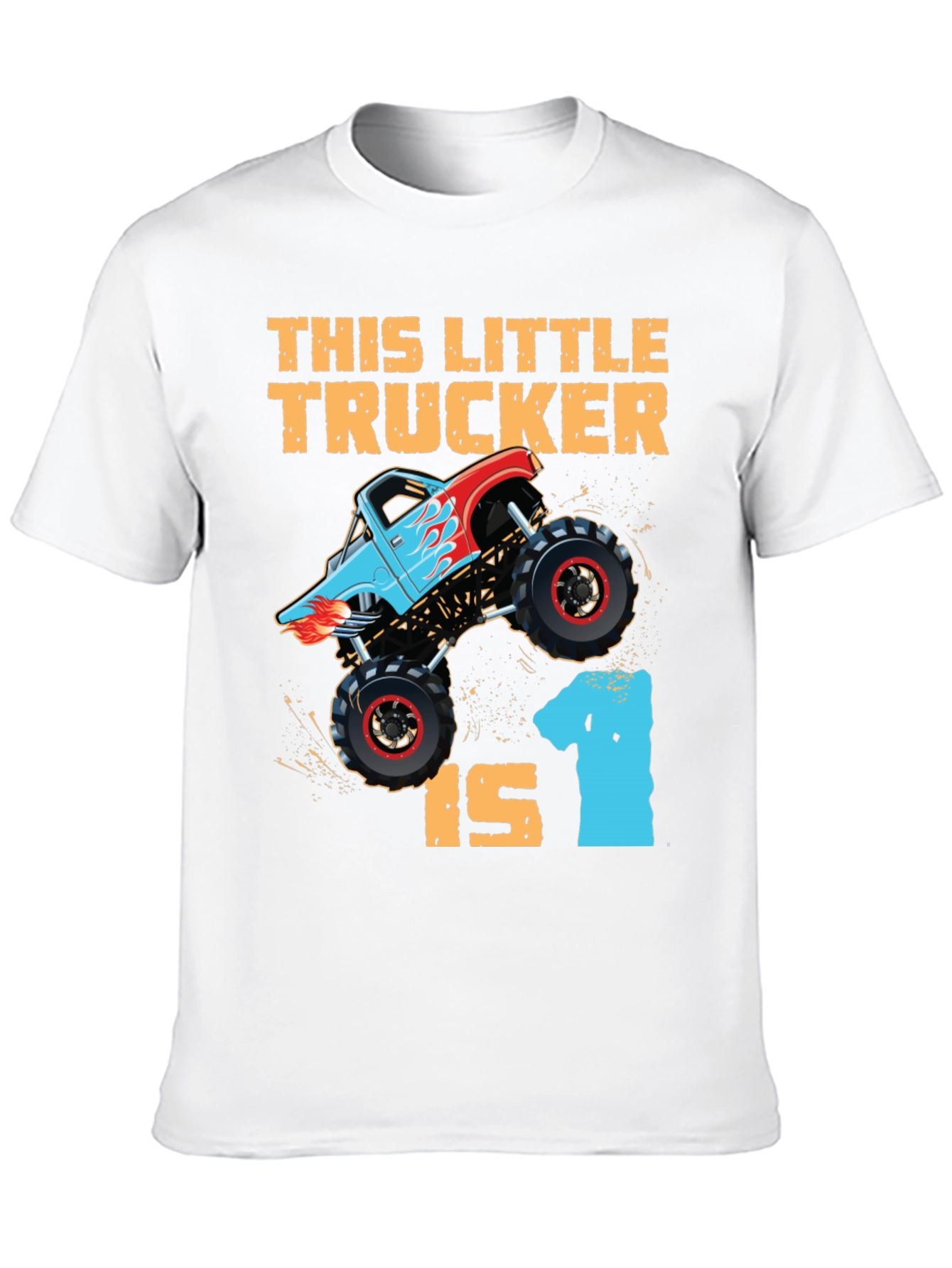 Little Trucker 1st Birthday T-Shirt