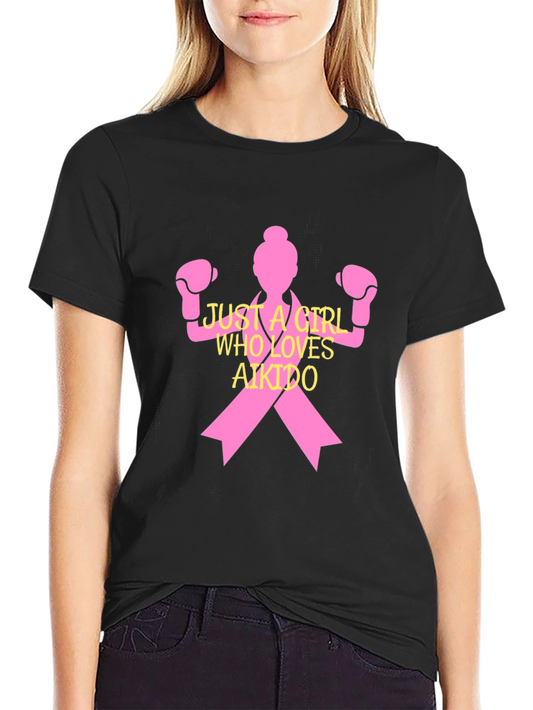 Aikido Girls T-Shirt - Martial Arts Lover Tee