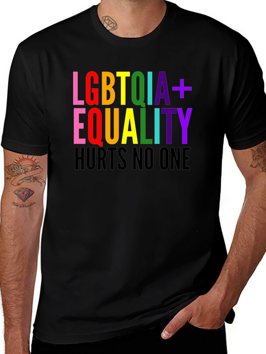 LGBTQIA+ Equality T-Shirt - Hurts No One