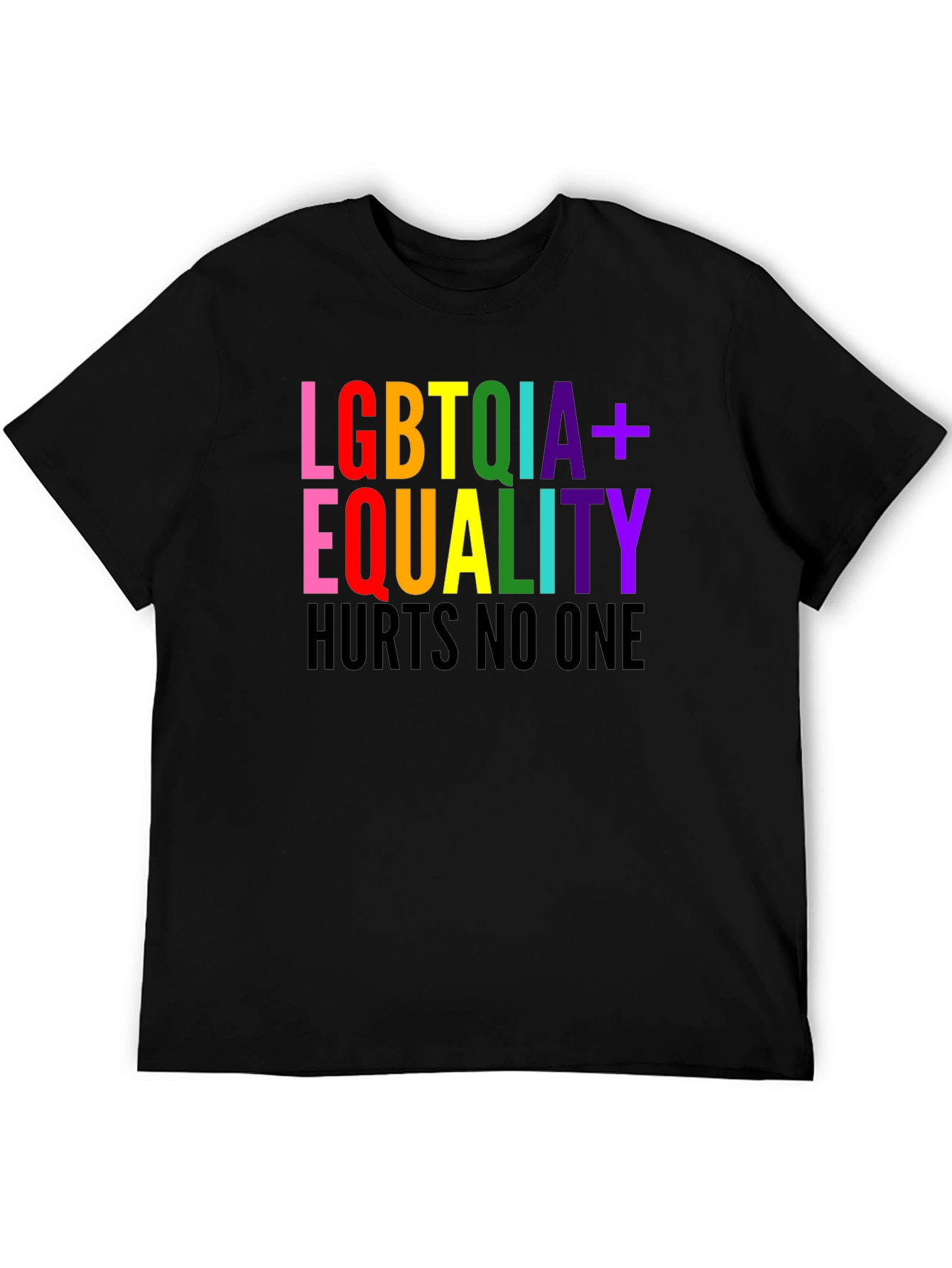 LGBTQIA+ Equality T-Shirt - Hurts No One