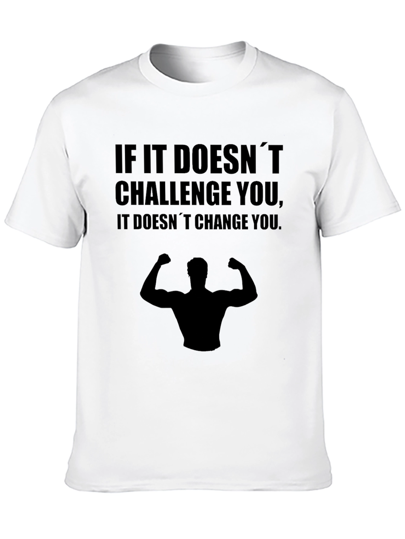 Motivational Gym T-Shirt - Challenge & Change