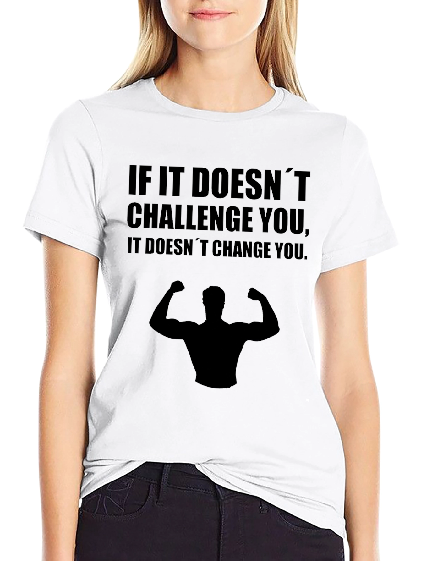 Motivational Gym T-Shirt - Challenge & Change