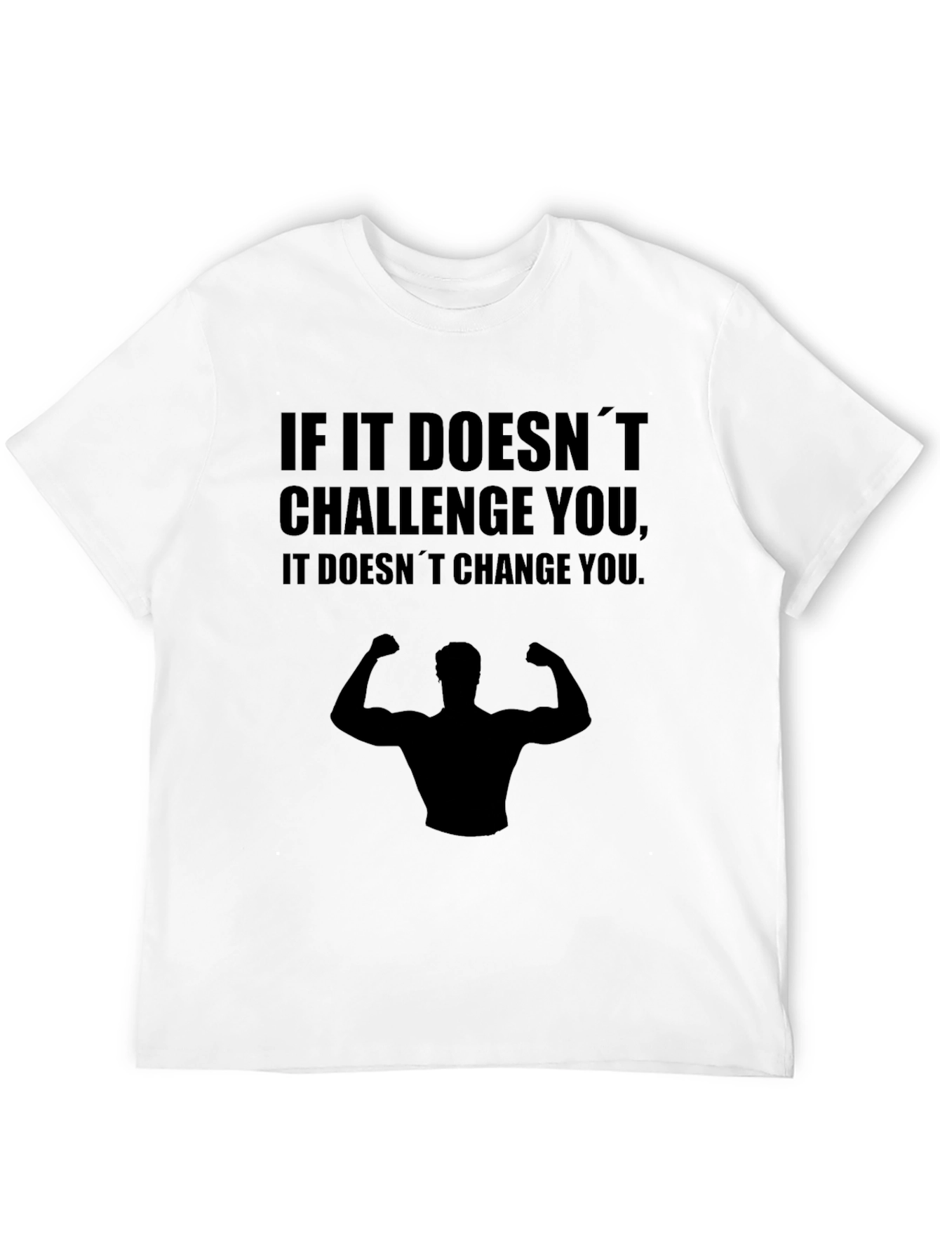 Motivational Gym T-Shirt - Challenge & Change