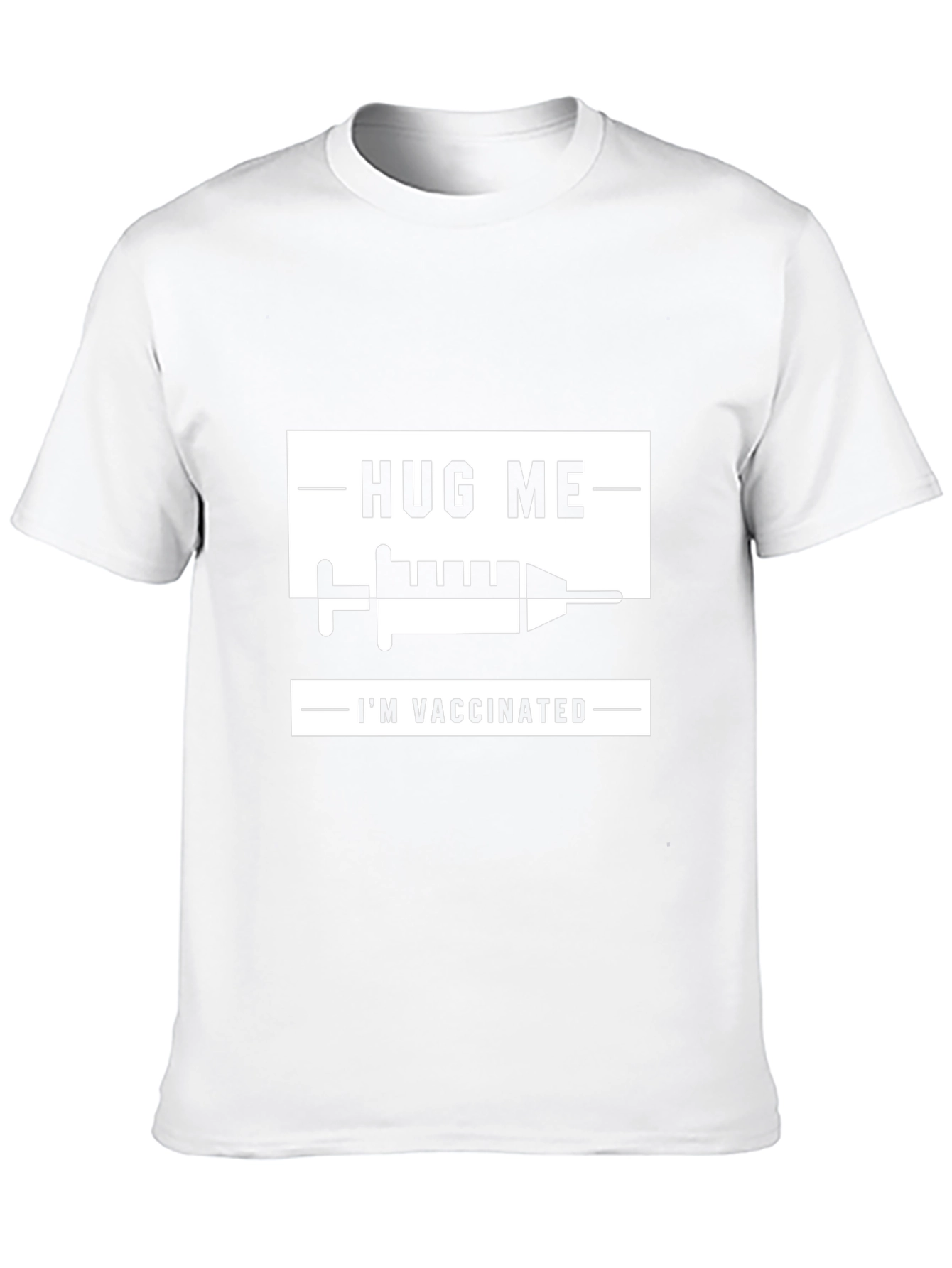 Hug Me Im Vaccinated T-Shirt Funny Vaccine Tee
