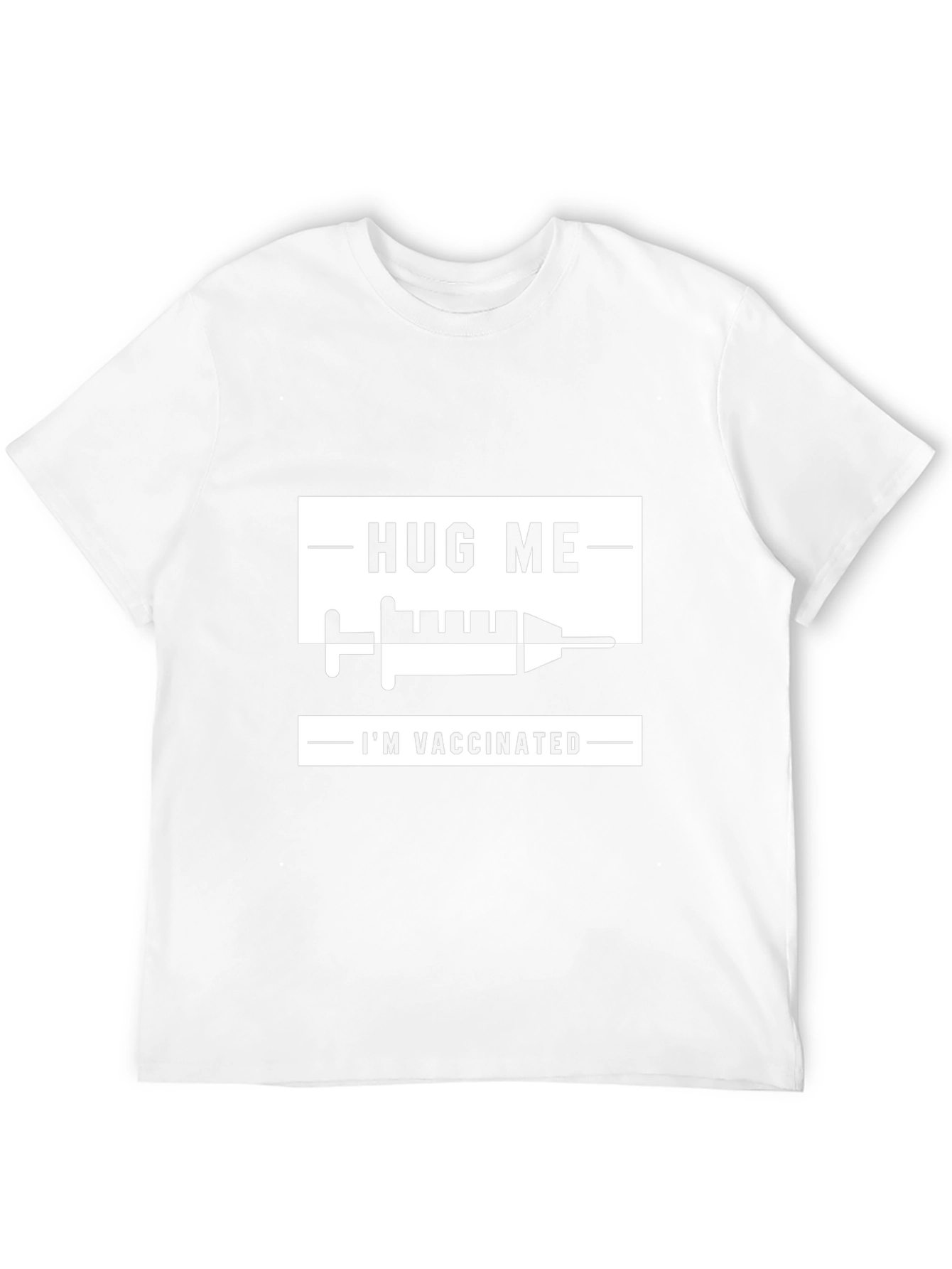 Hug Me Im Vaccinated T-Shirt Funny Vaccine Tee