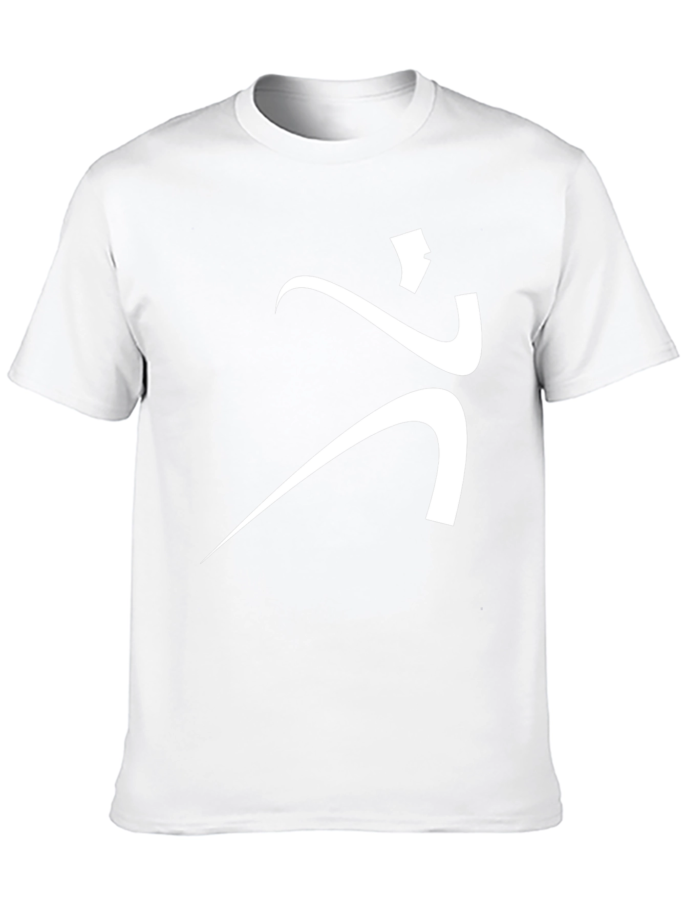 Modern Art Graphic Tee - Black