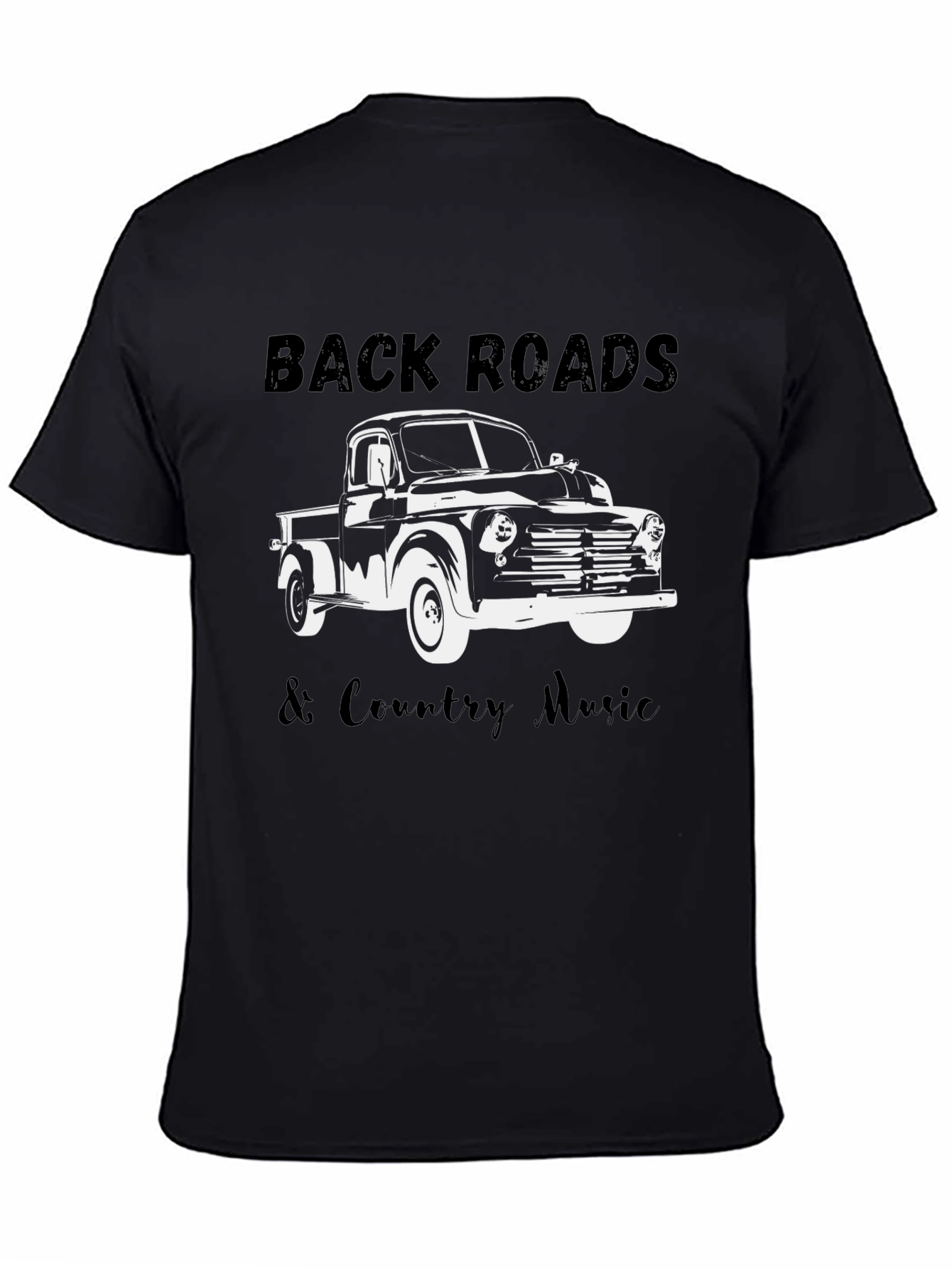 Back Roads & Country Music Truck Graphic Tee