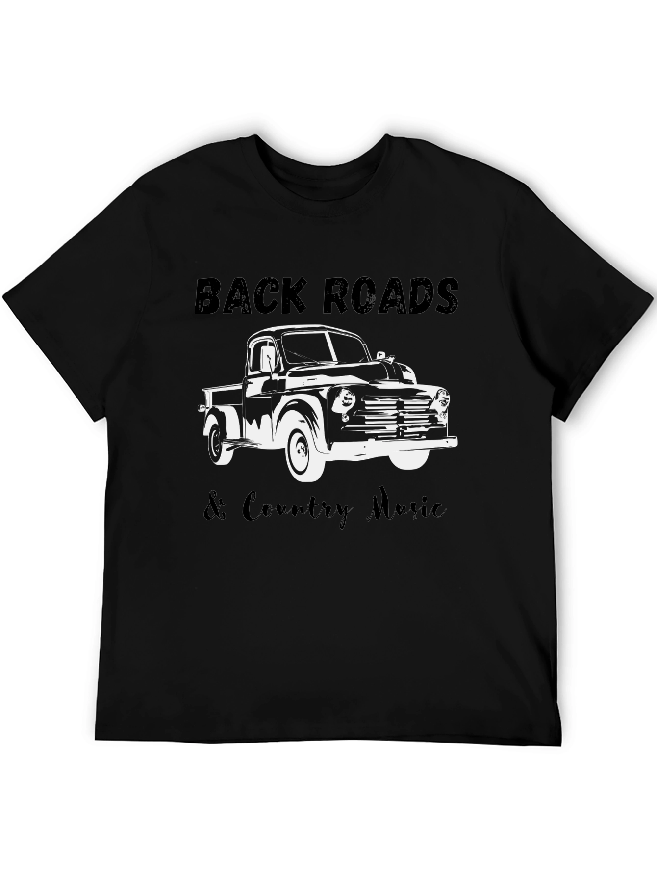 Back Roads & Country Music Truck Graphic Tee