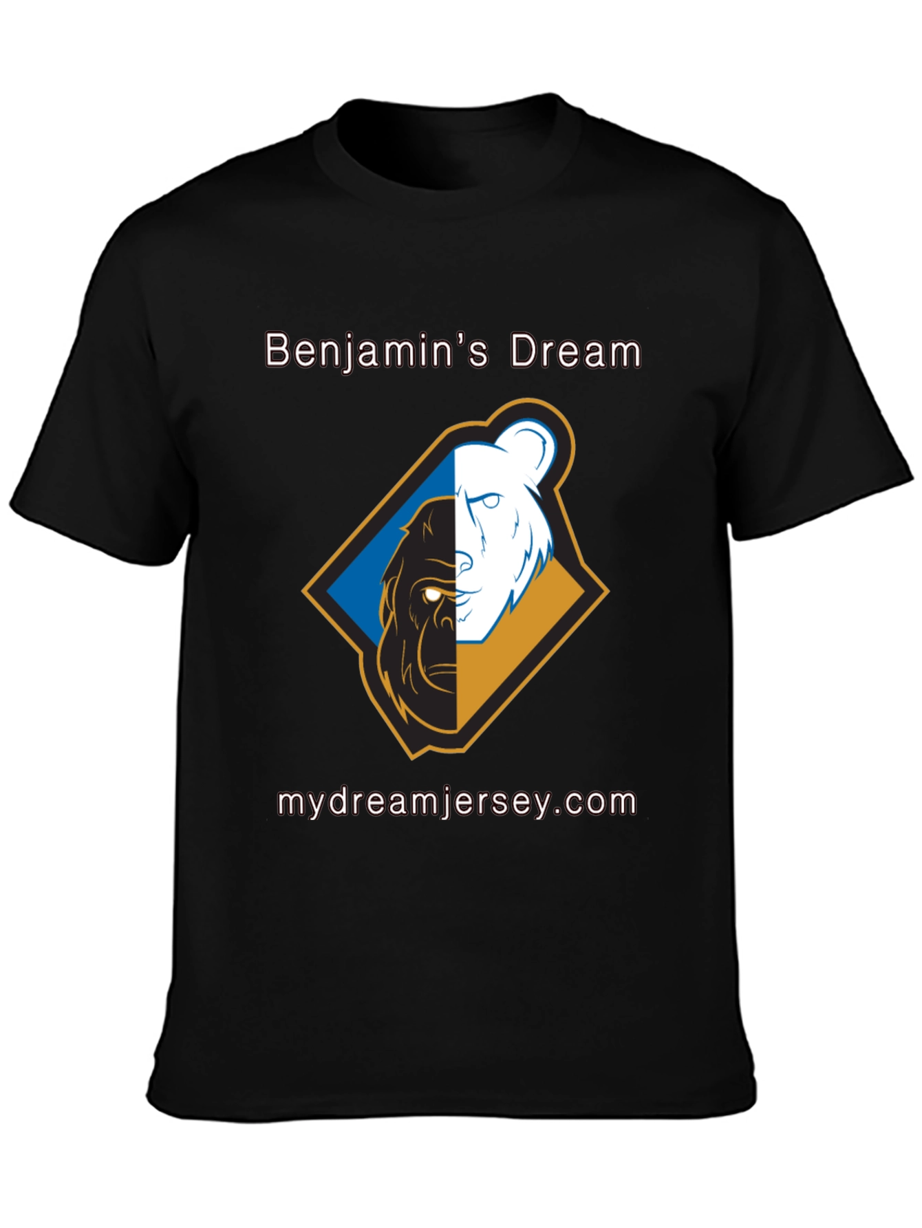 Benjamins Dream T-Shirt - Bear & Gorilla Design
