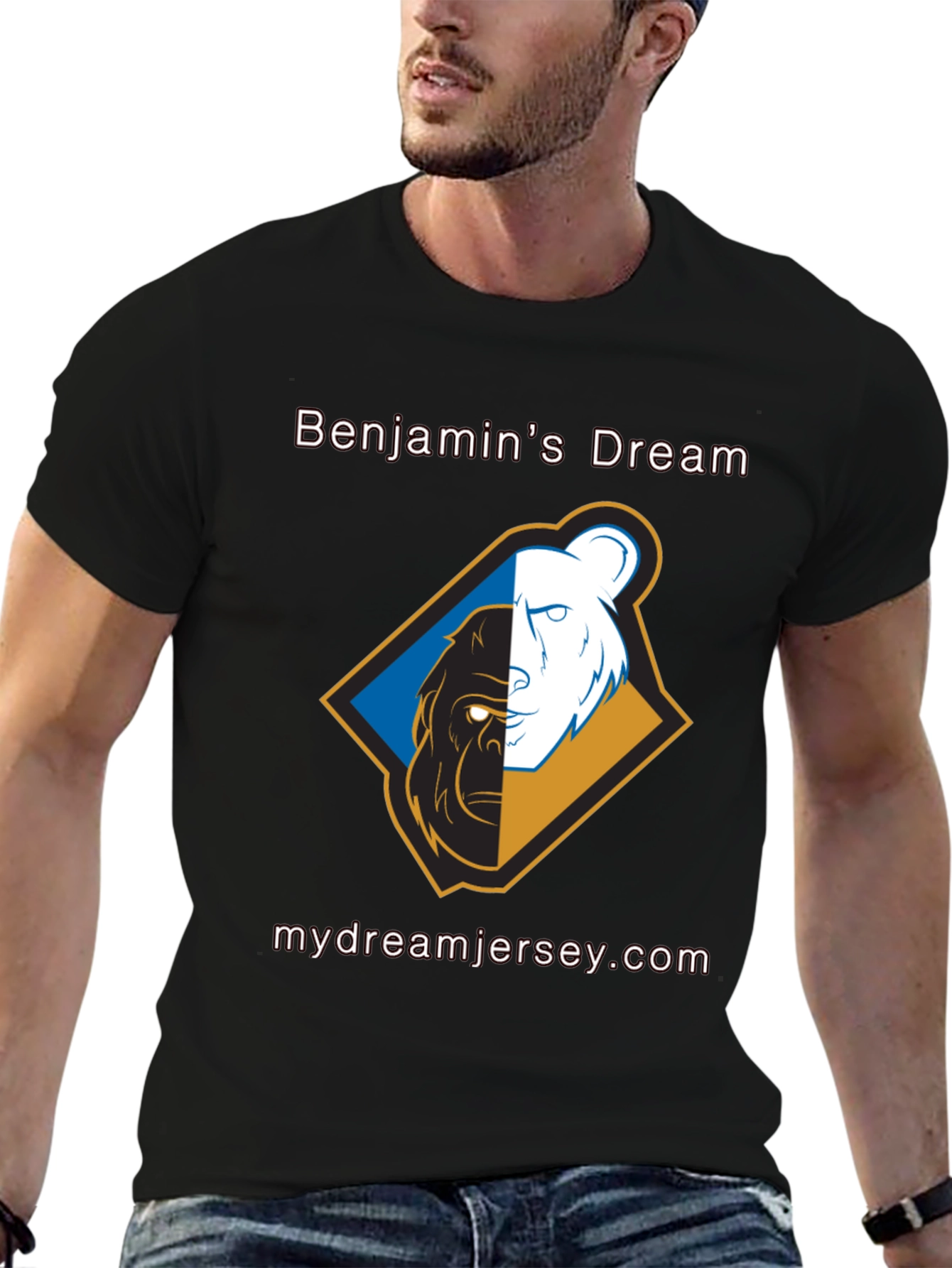 Benjamins Dream T-Shirt - Bear & Gorilla Design