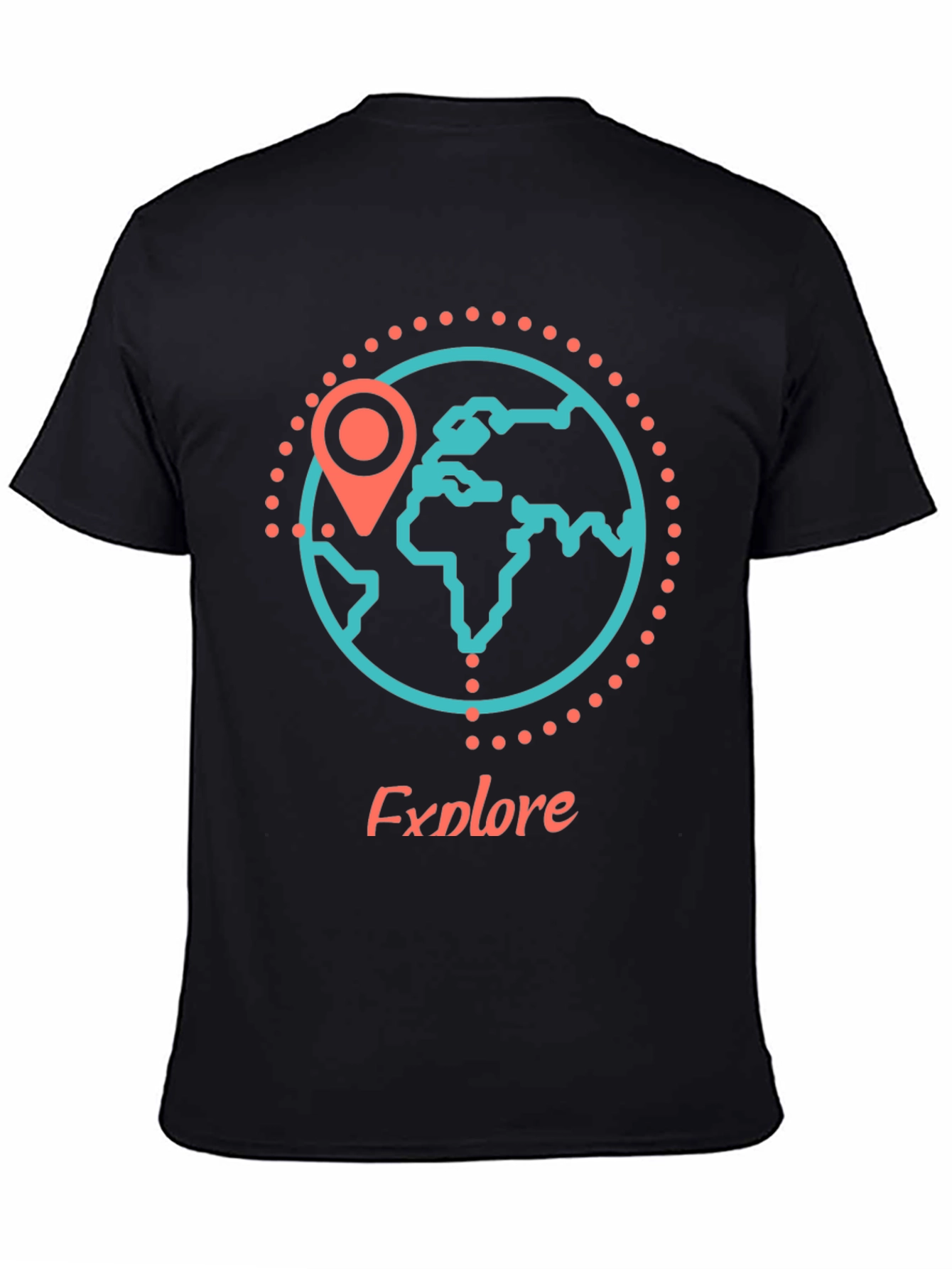 Explore the World Black T-Shirt