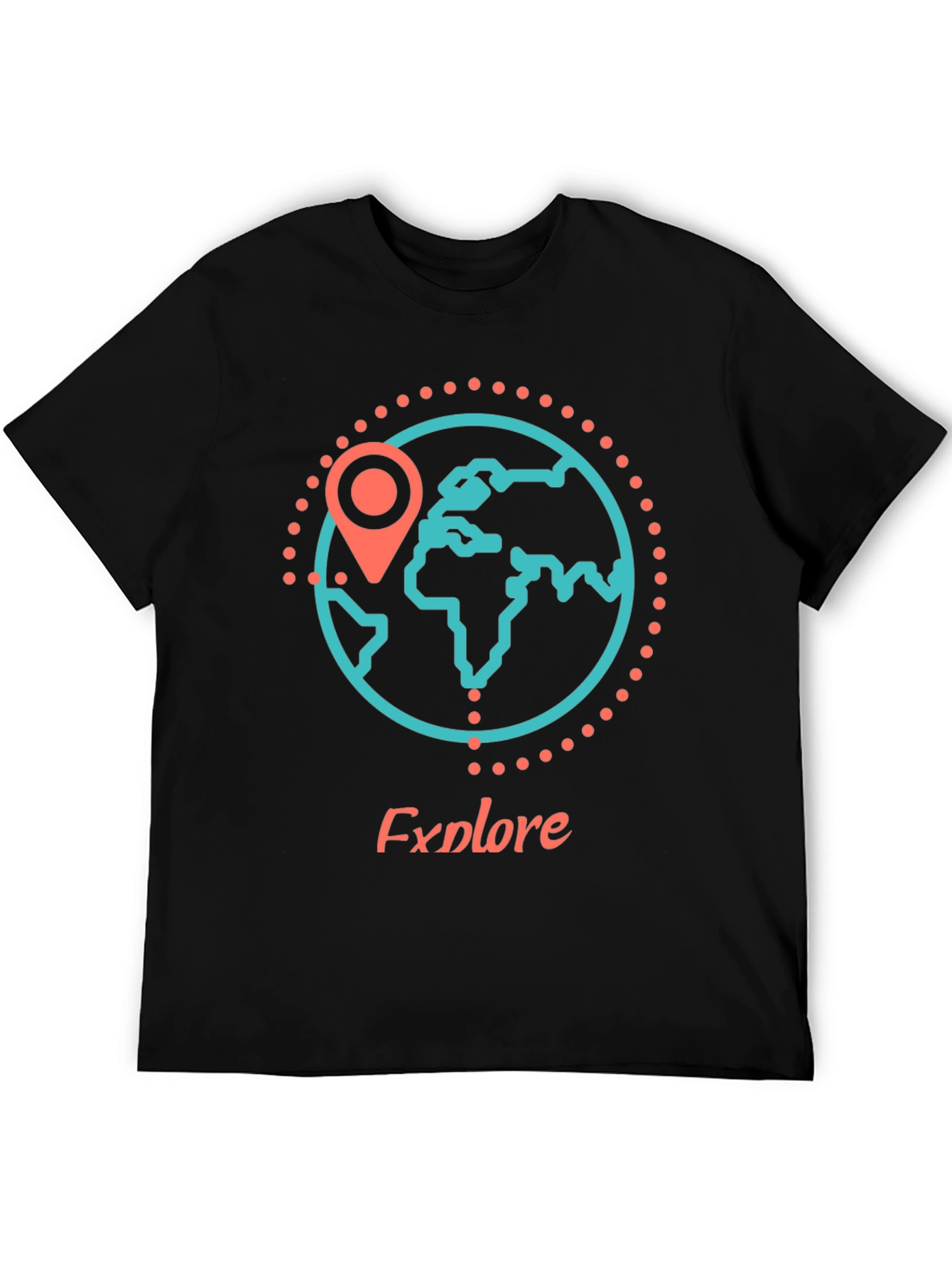 Explore the World Black T-Shirt