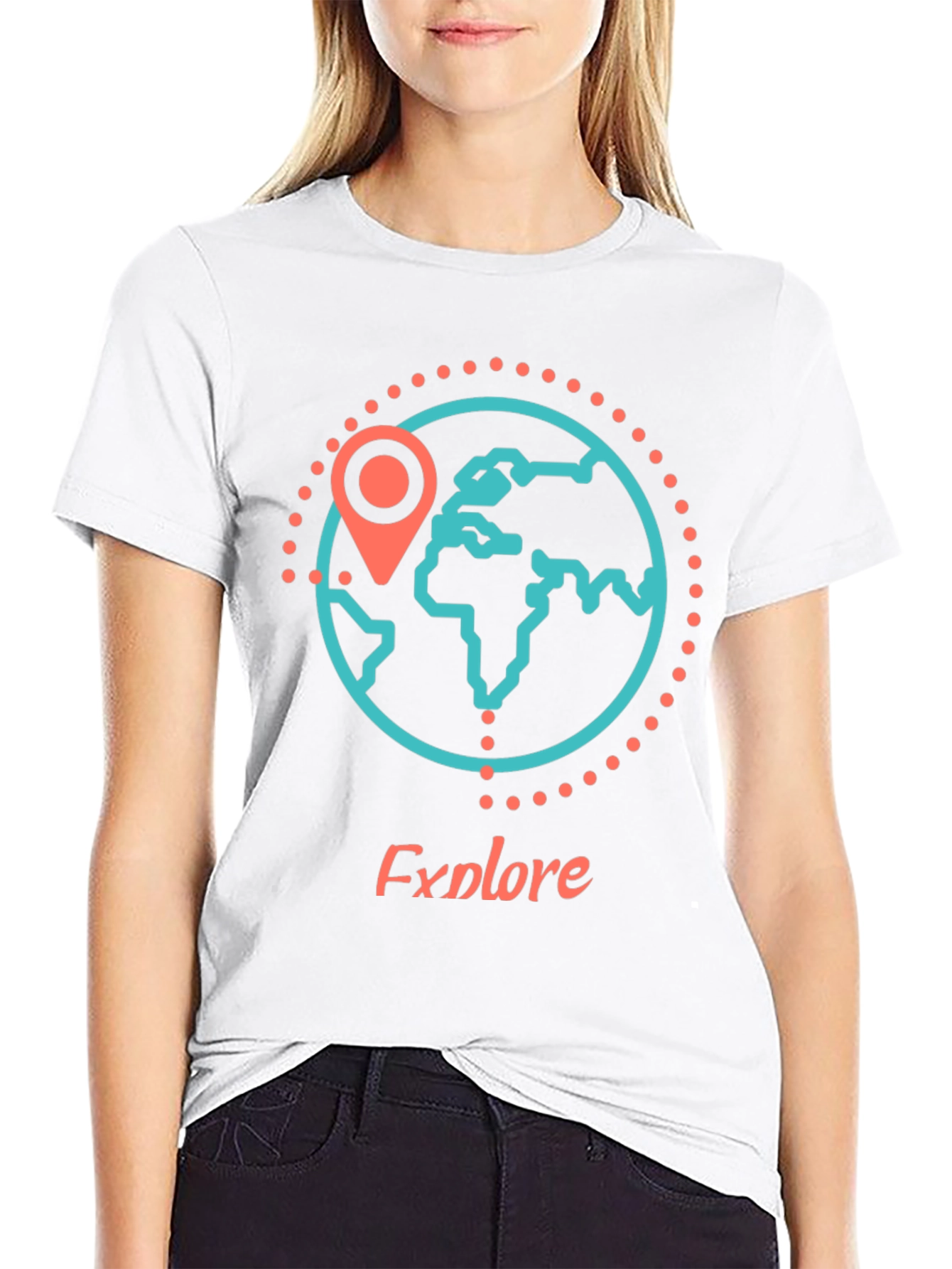Explore the World Black T-Shirt