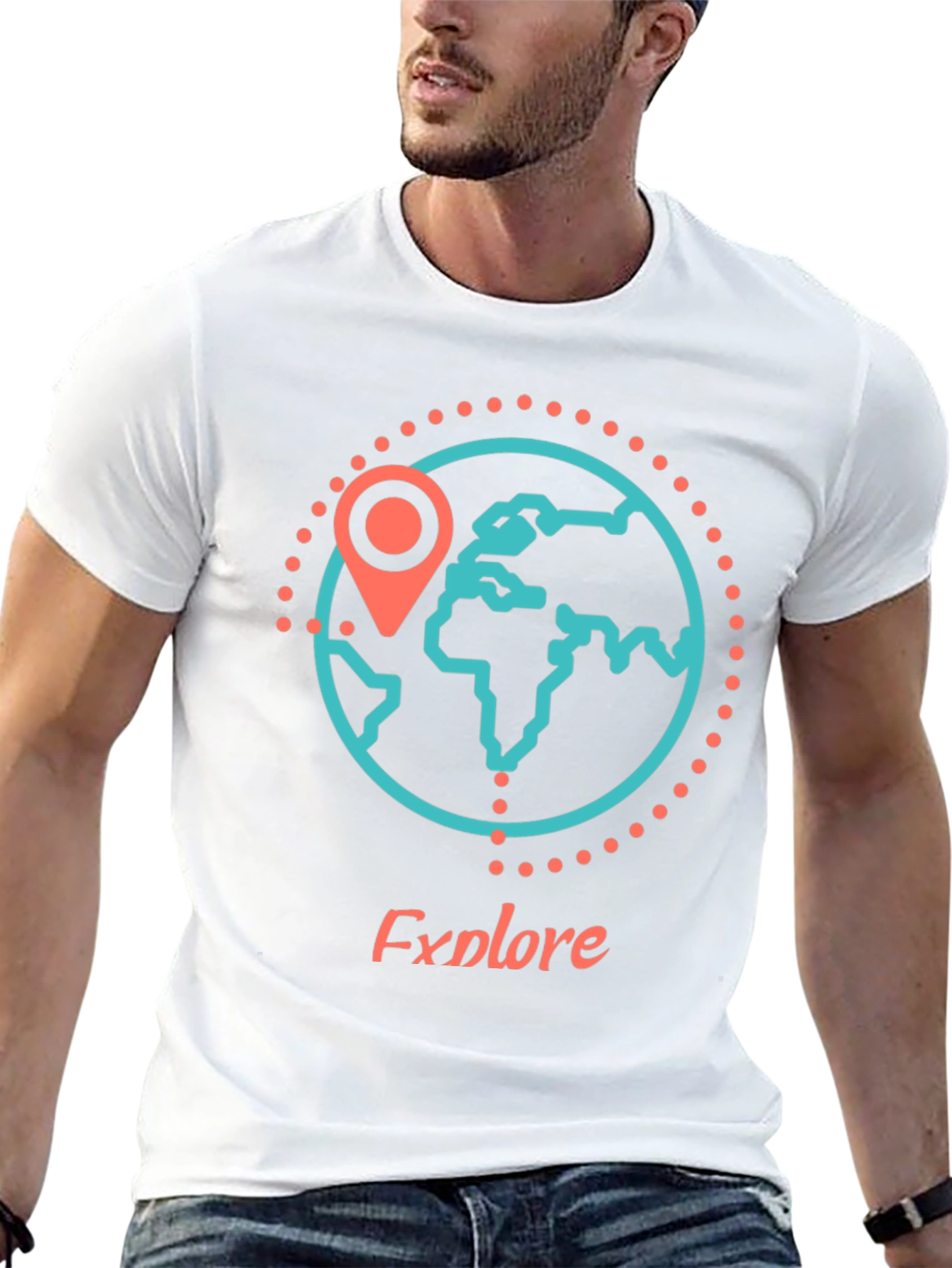 Explore the World Black T-Shirt