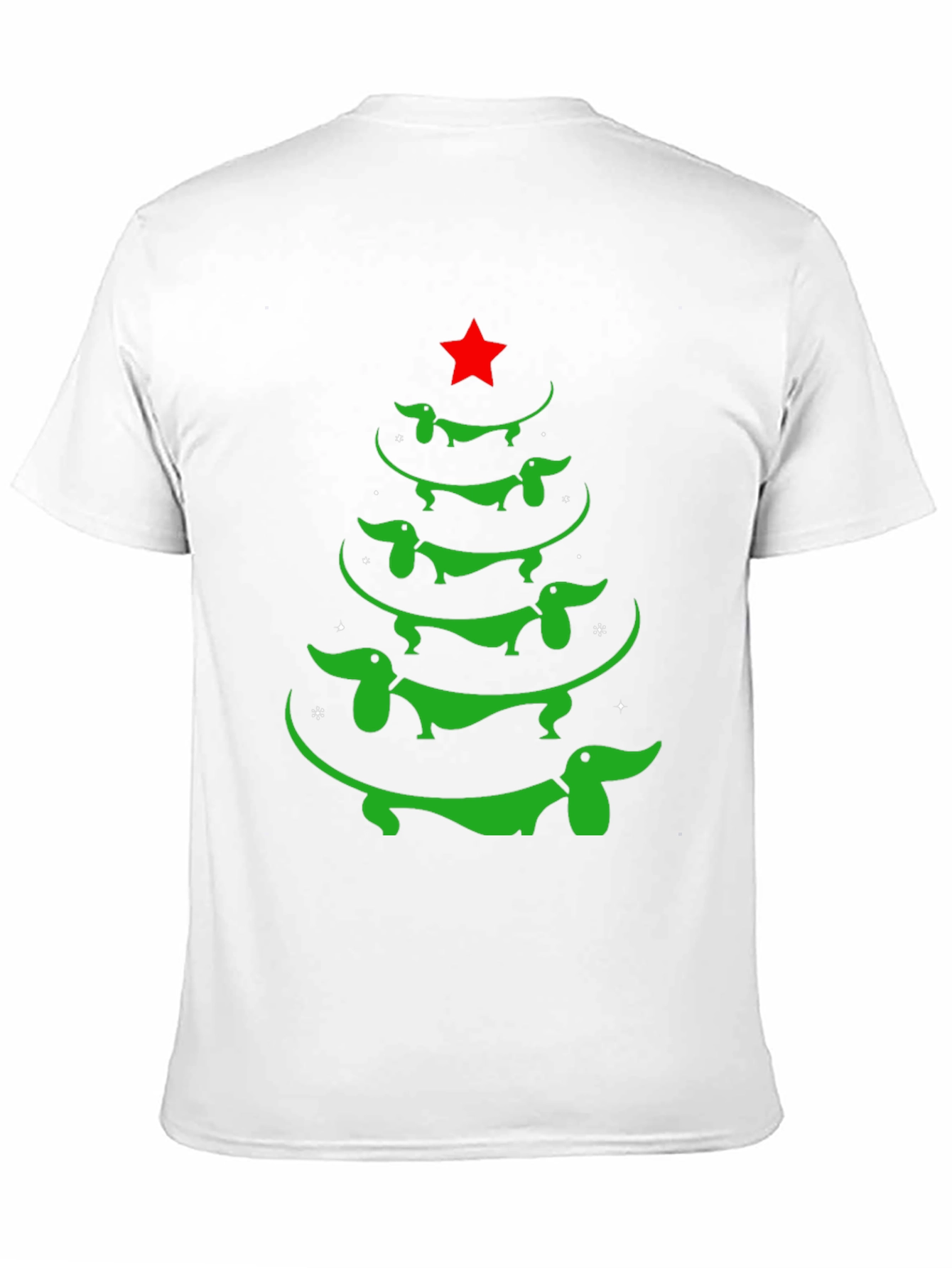 Dachshund Christmas Tree Graphic Tee