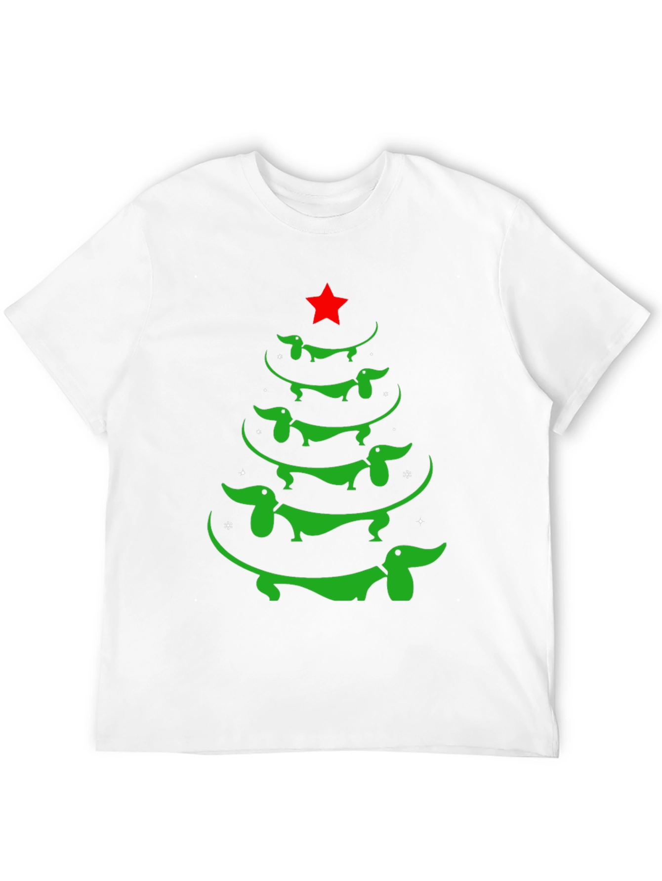 Dachshund Christmas Tree Graphic Tee