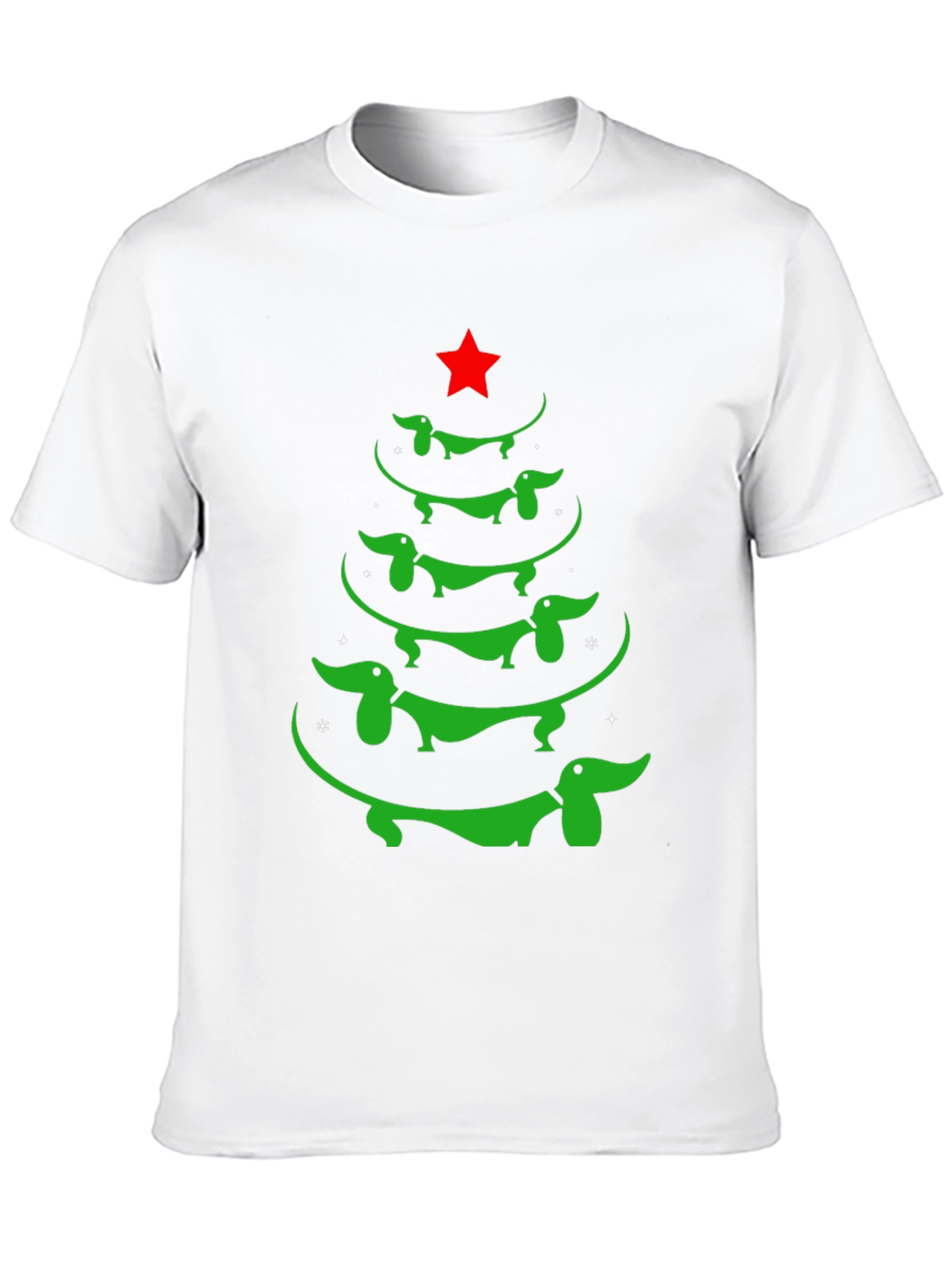 Dachshund Christmas Tree Graphic Tee