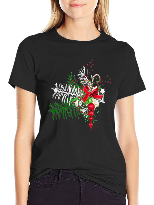 Festive Christmas Graphic Tee - Holiday Cheer