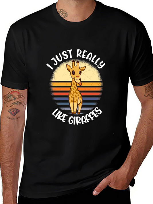 Funny Giraffe Lover Graphic Tee