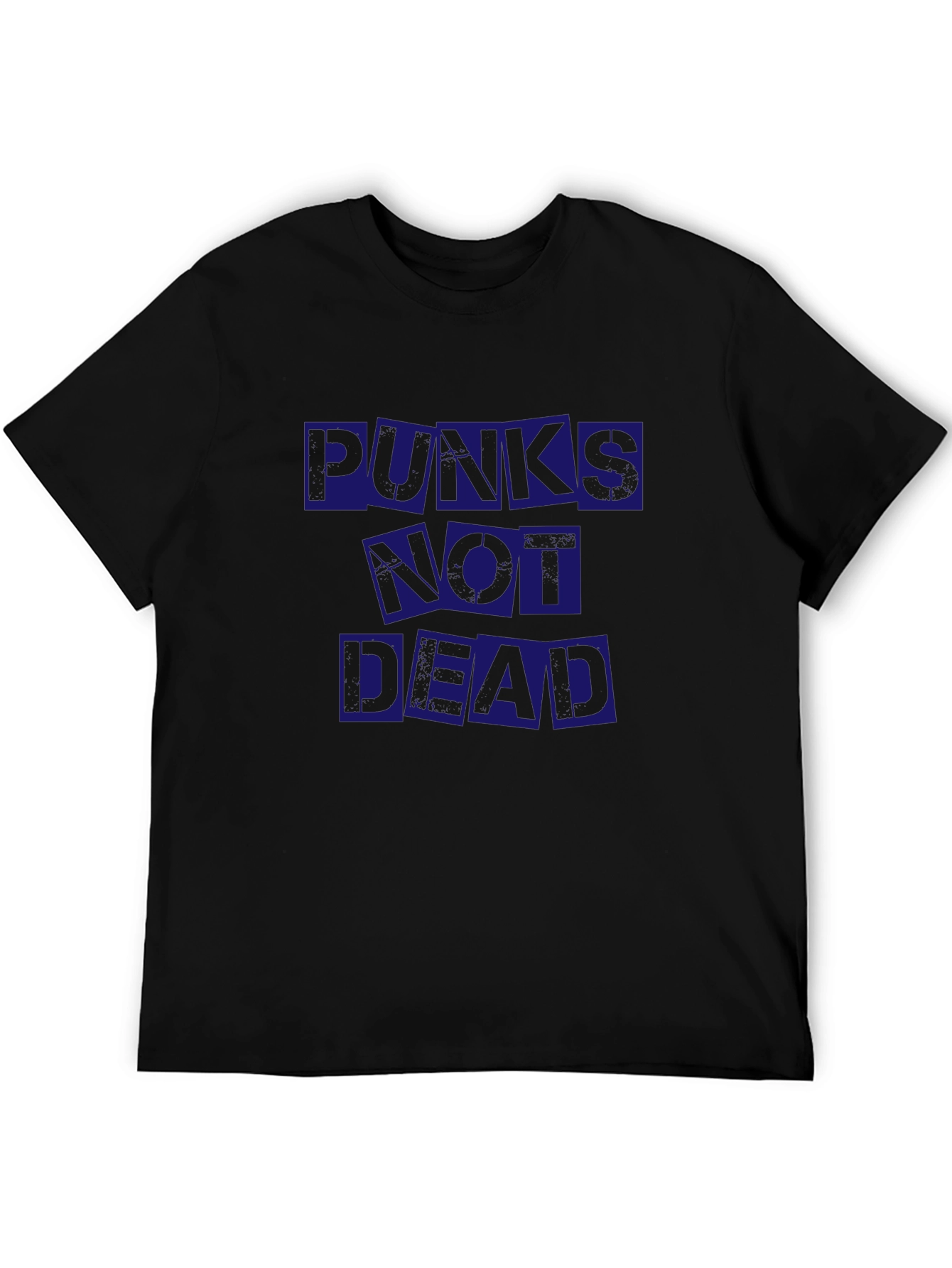 Punks Not Dead Graphic Tee - Black
