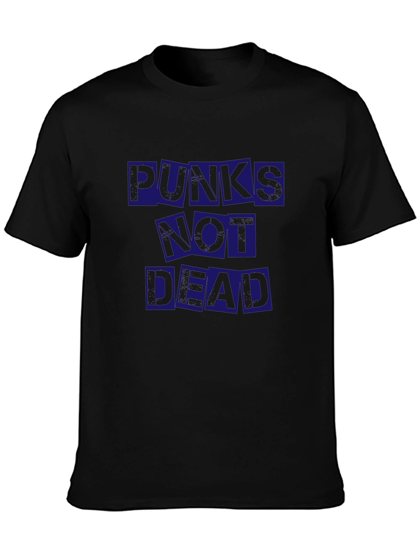 Punks Not Dead Graphic Tee - Black