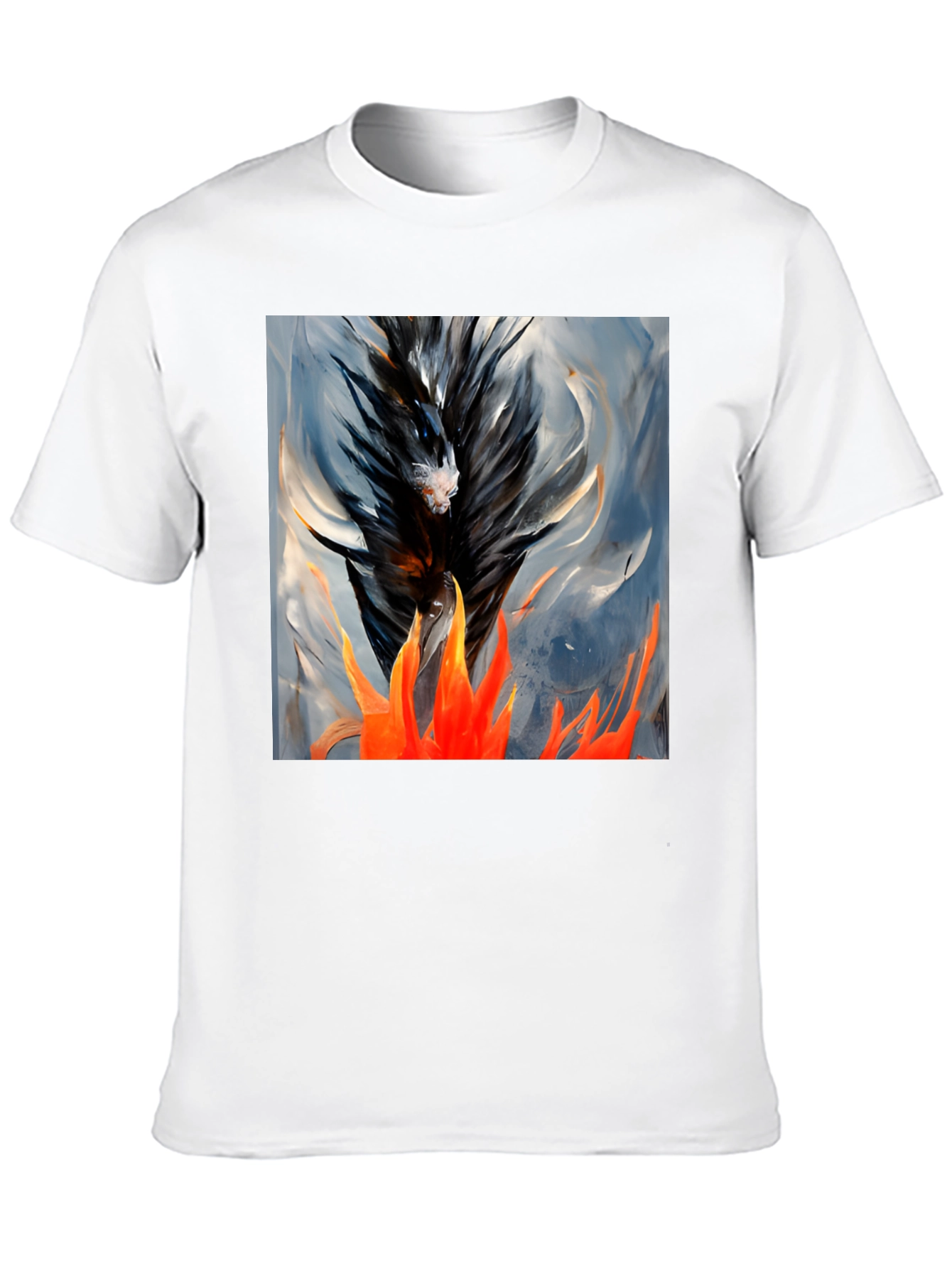 Fiery Phoenix Graphic Tee - Bold Art T-Shirt