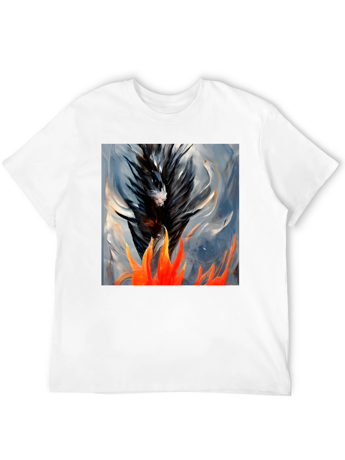 Fiery Phoenix Graphic Tee - Bold Art T-Shirt
