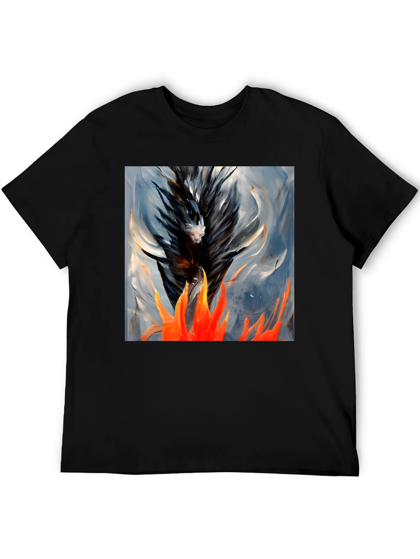Fiery Phoenix Graphic Tee - Bold Art T-Shirt