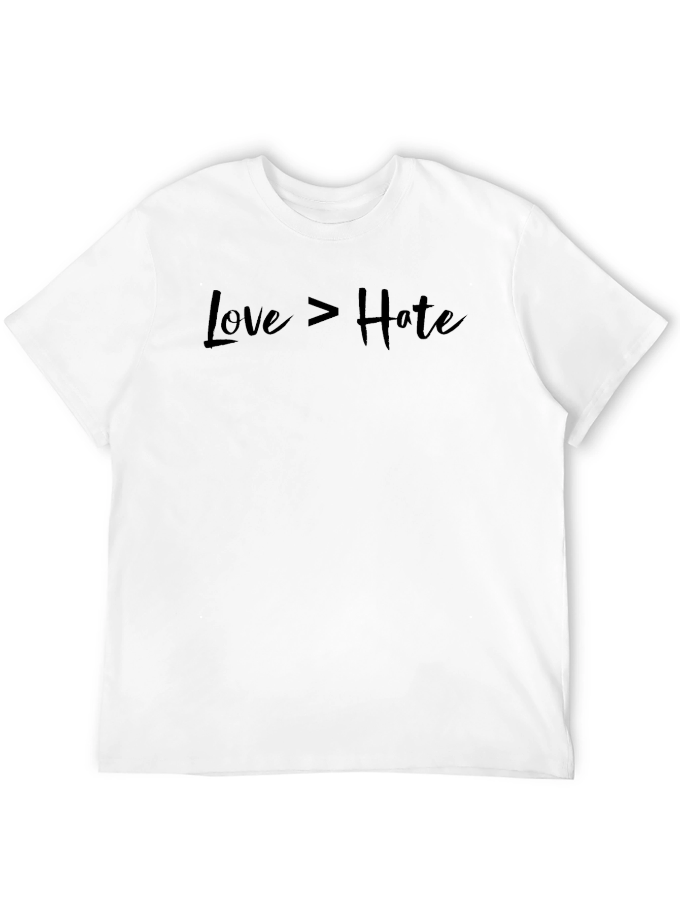 Love > Hate Graphic Tee - Black