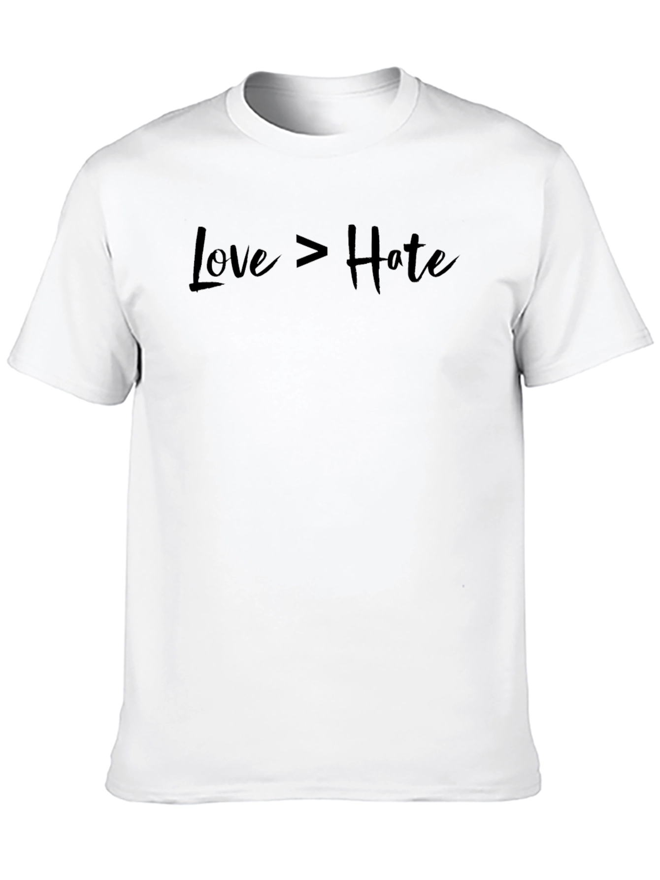 Love > Hate Graphic Tee - Black