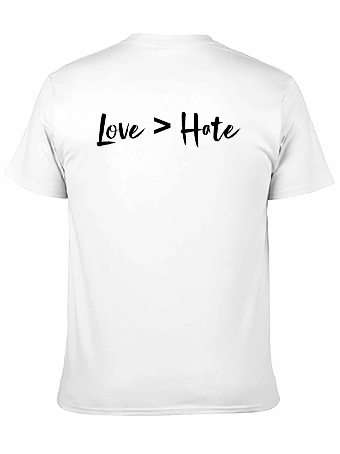 Love > Hate Graphic Tee - Black